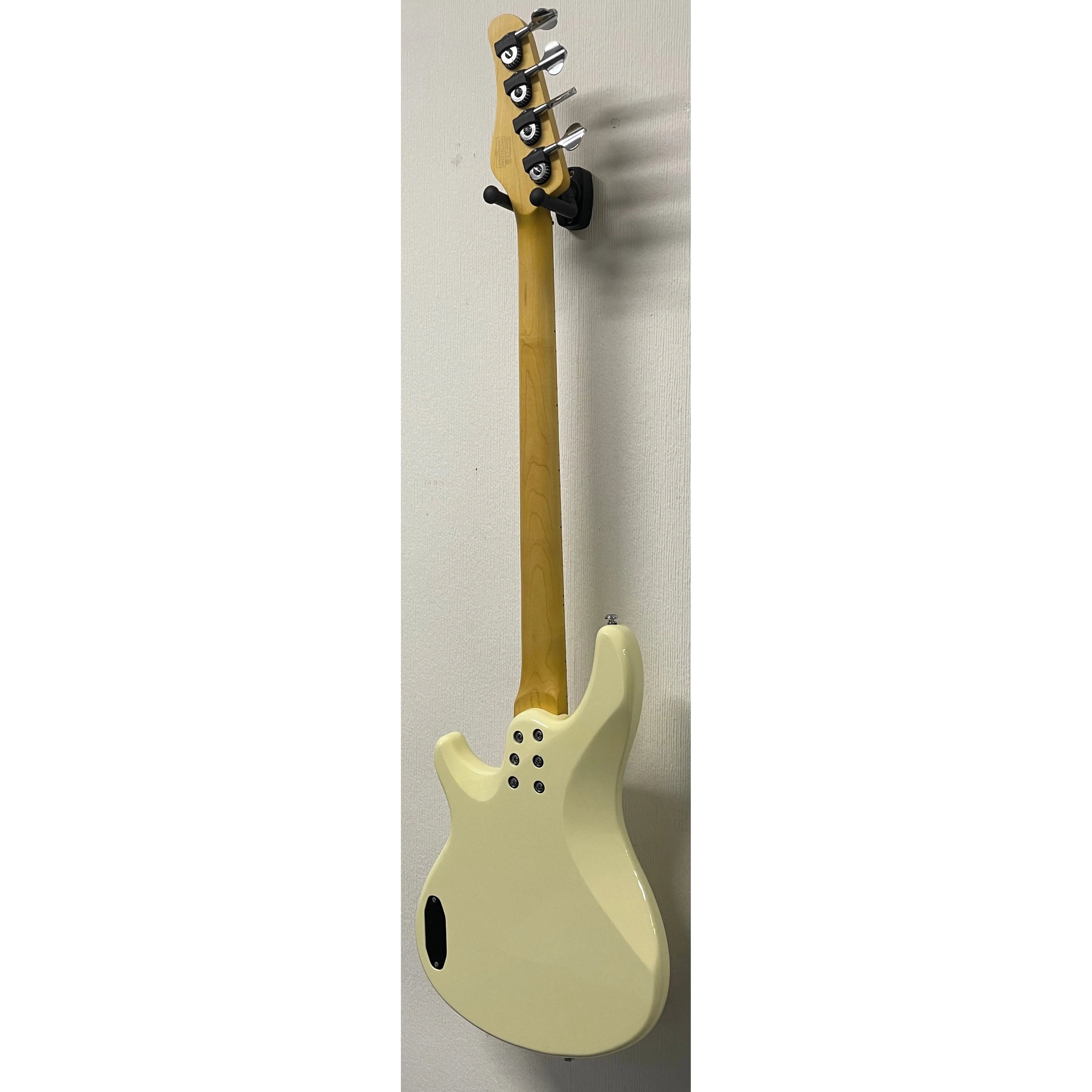 Schecter CV-4 Electric Bass Guitar in Ivory Pre-Owned