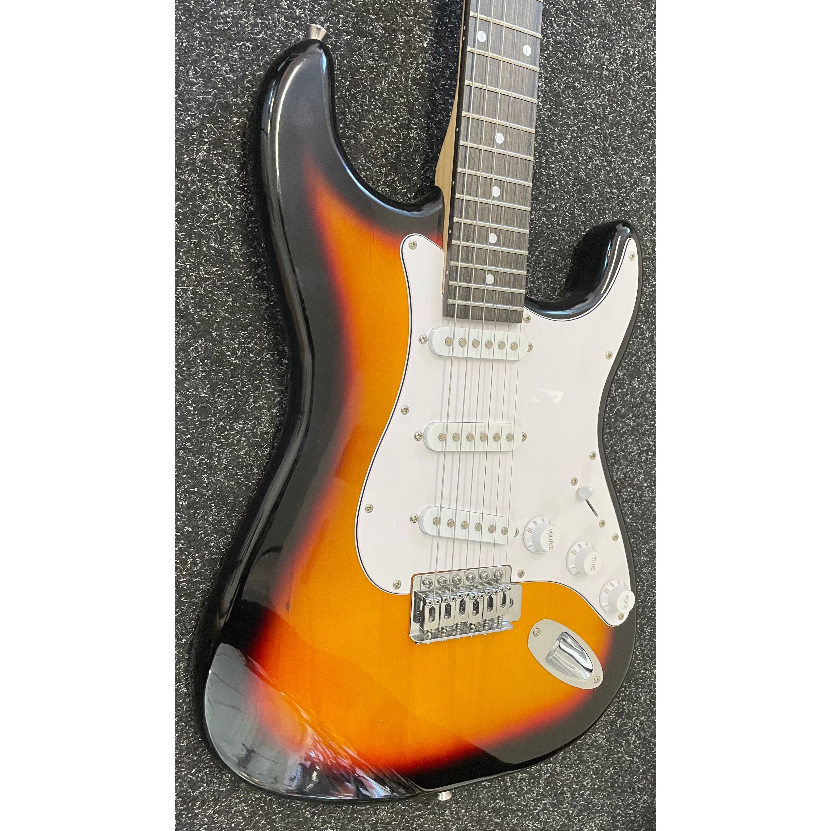 Rockjam Strat-Style Electric Guitar in Sunburst Pre-Owned