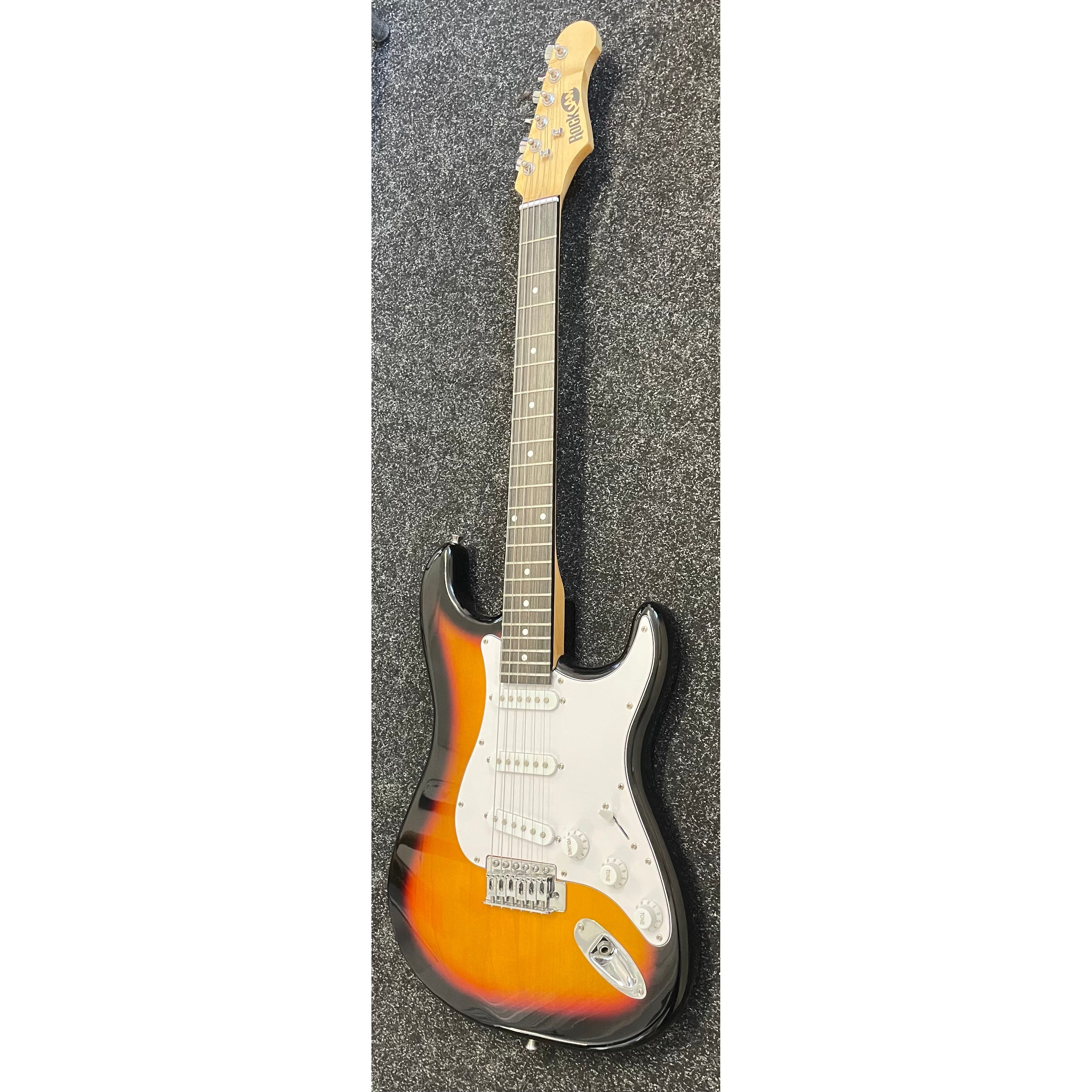 Rockjam Strat-Style Electric Guitar in Sunburst Pre-Owned