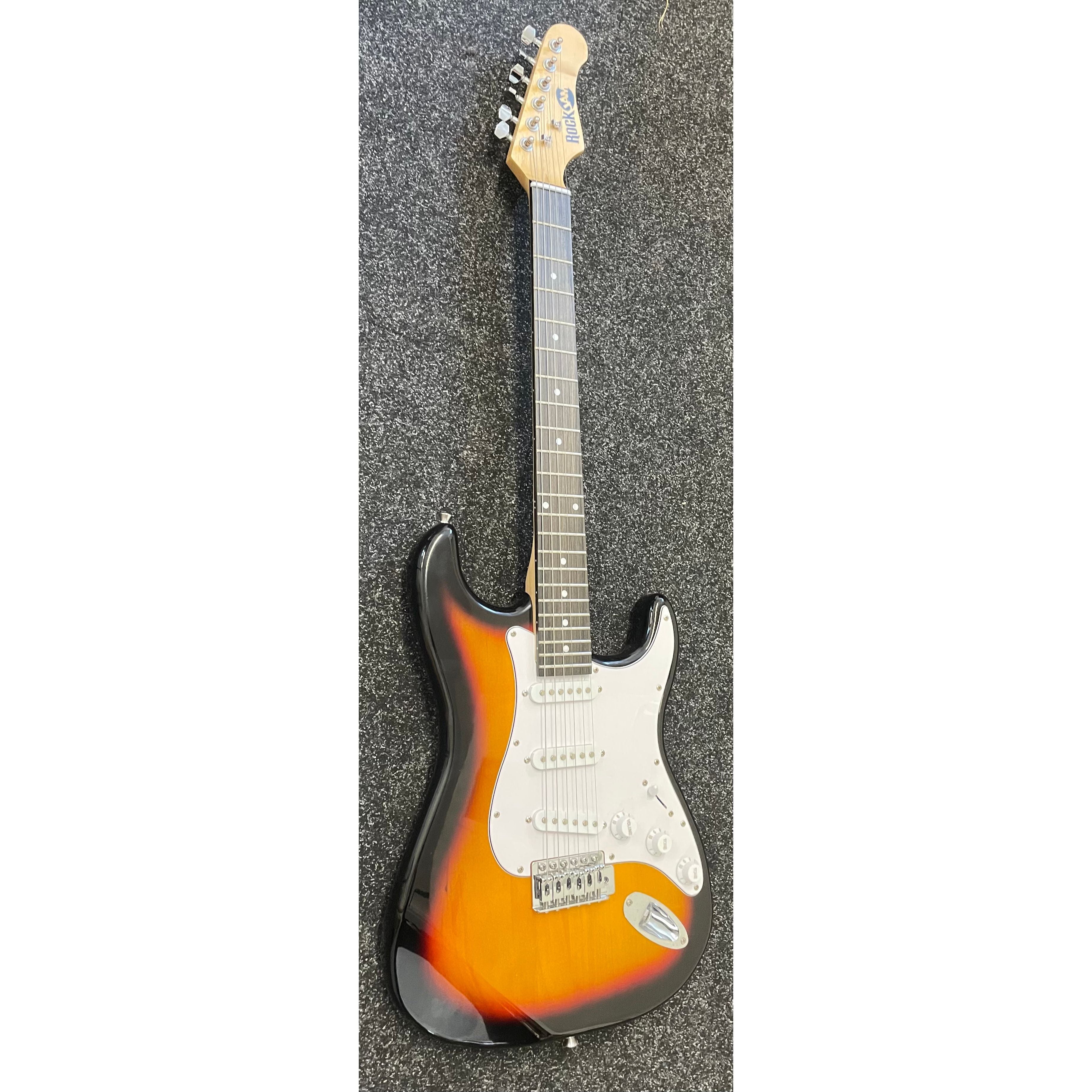 Rockjam Strat-Style Electric Guitar in Sunburst Pre-Owned