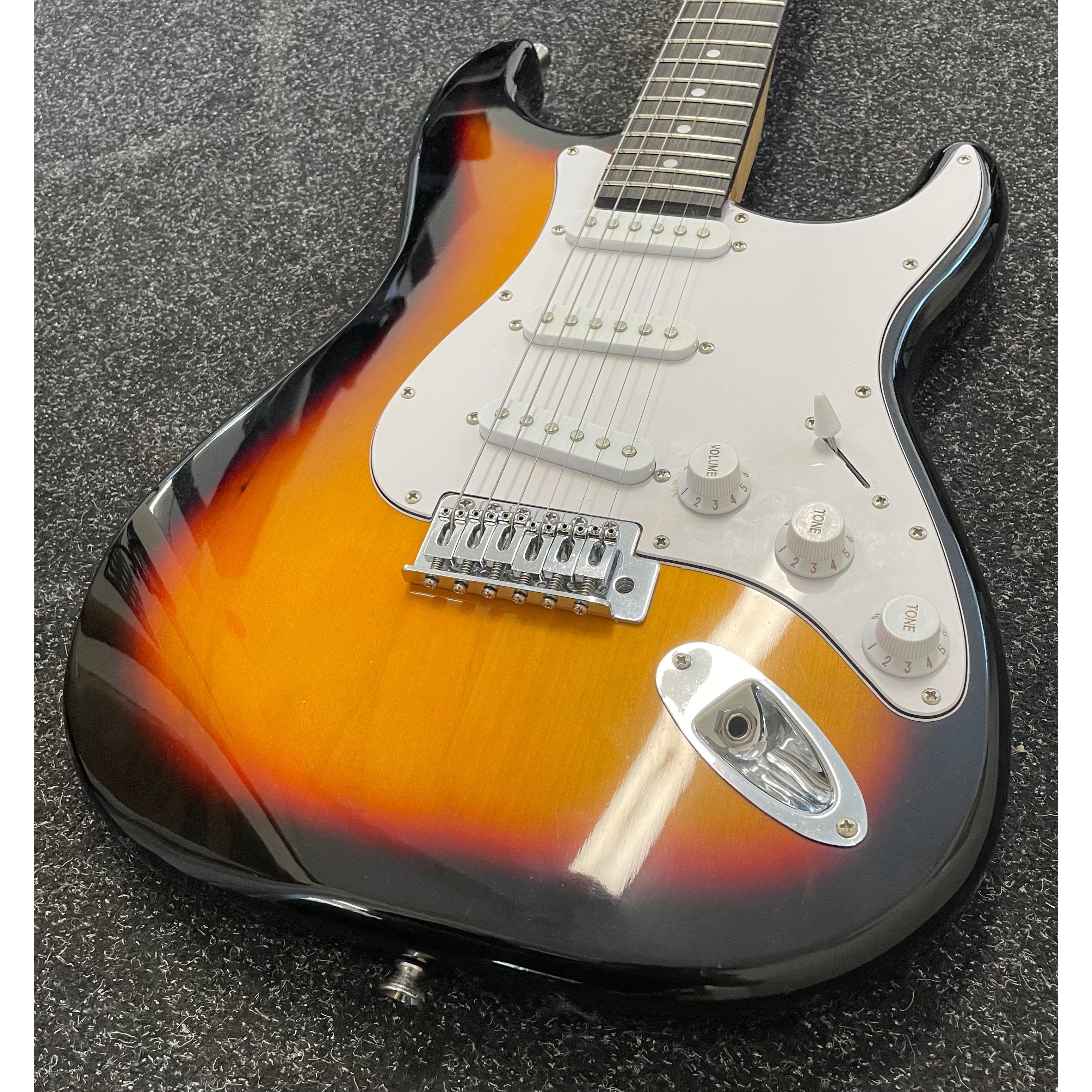 Rockjam Strat-Style Electric Guitar in Sunburst Pre-Owned