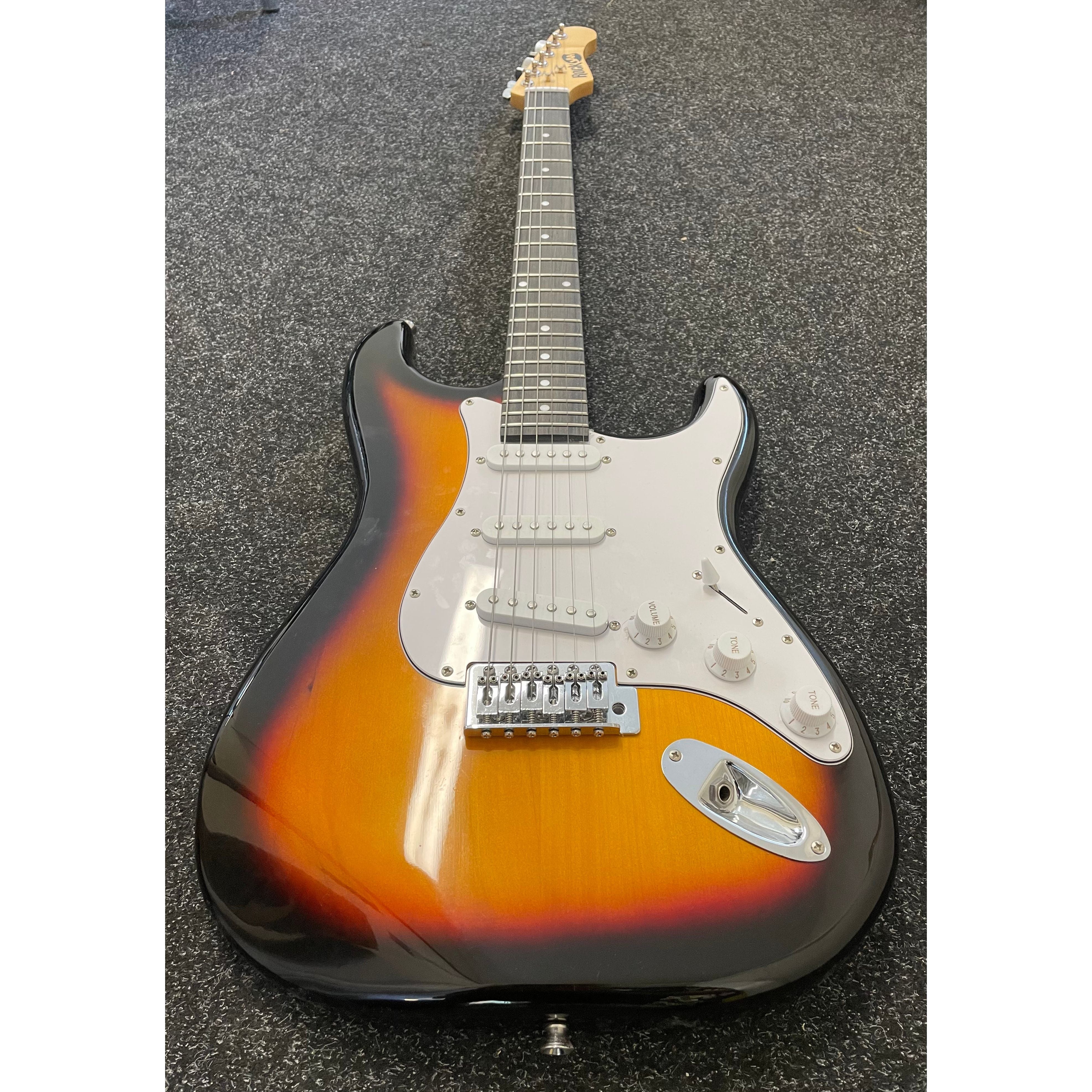 Rockjam Strat-Style Electric Guitar in Sunburst Pre-Owned
