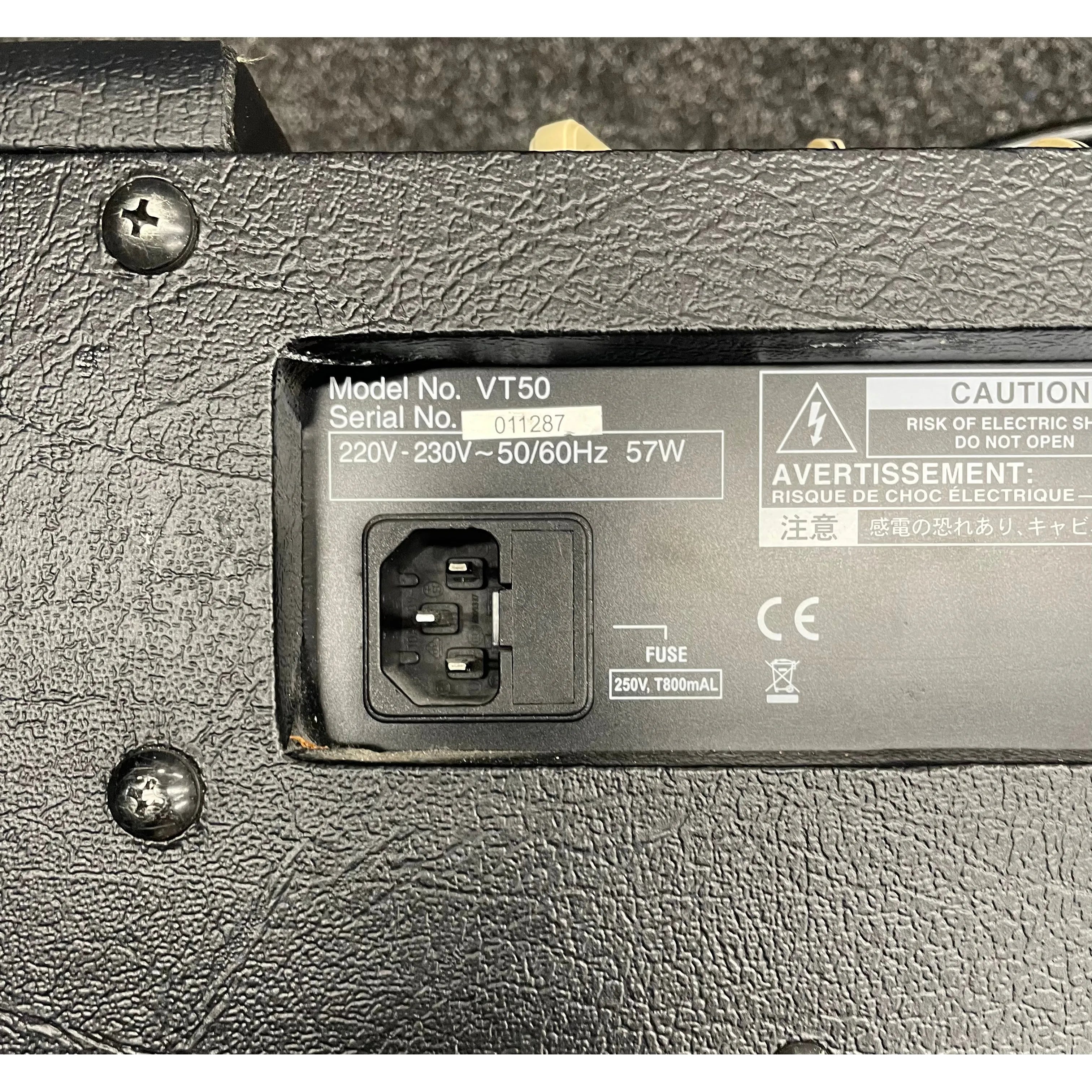 Vox VT50 Valvetronix Digital Combo Electric Guitar Amplifier with Valve Outputs Pre-Owned