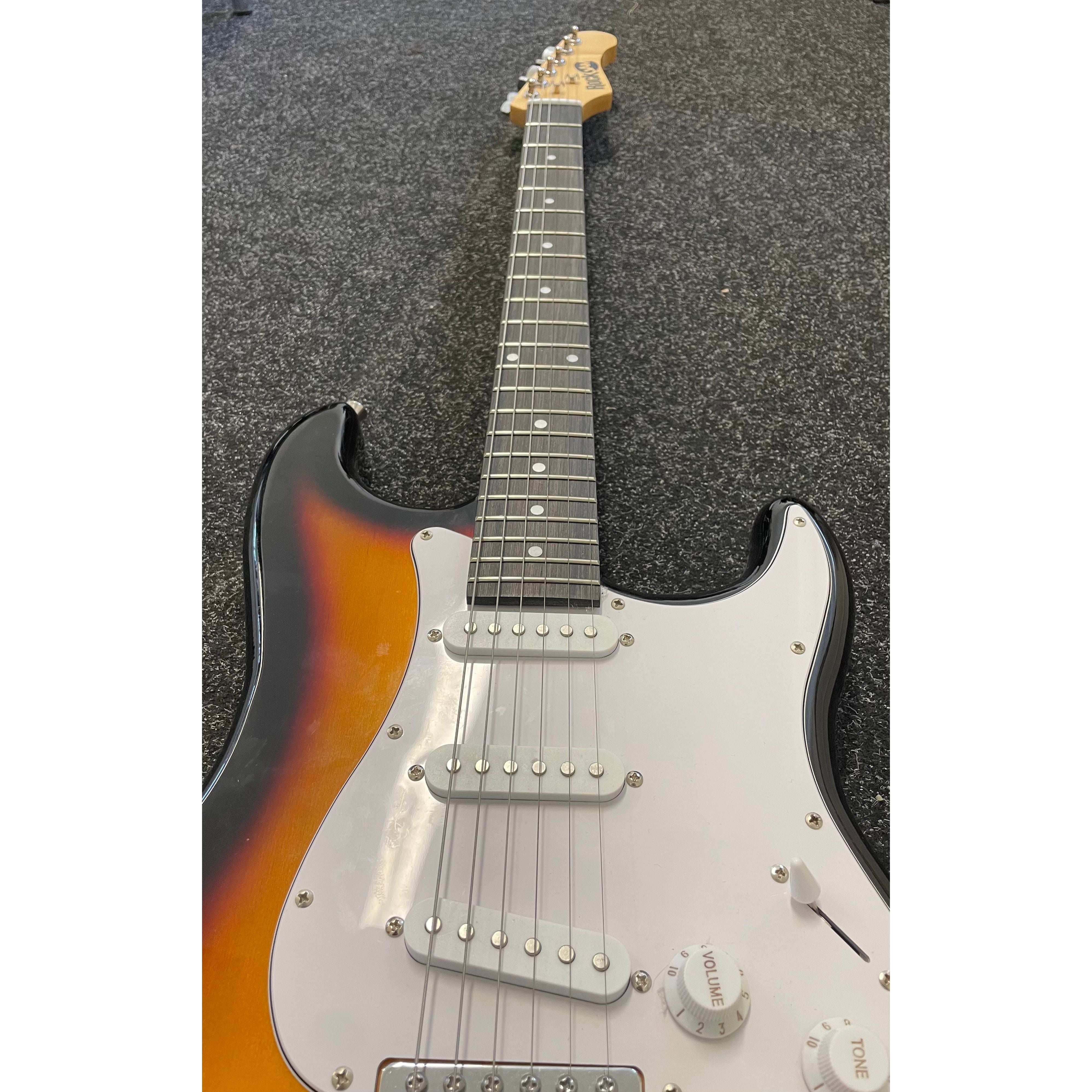Rockjam Strat-Style Electric Guitar in Sunburst Pre-Owned