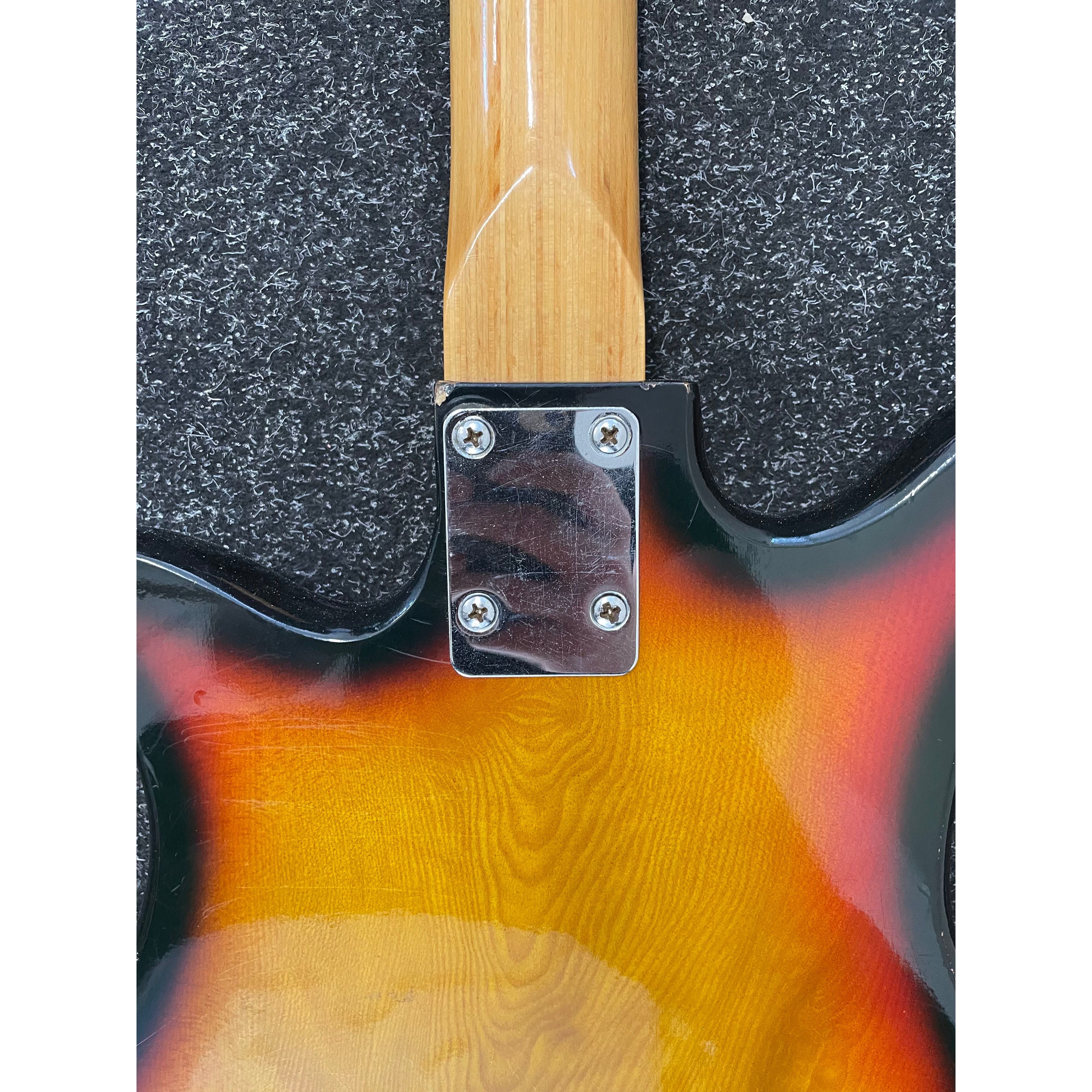 Kay K-120 Vintage 1970's Tulip Electric Guitar in Sunburst Pre-Owned
