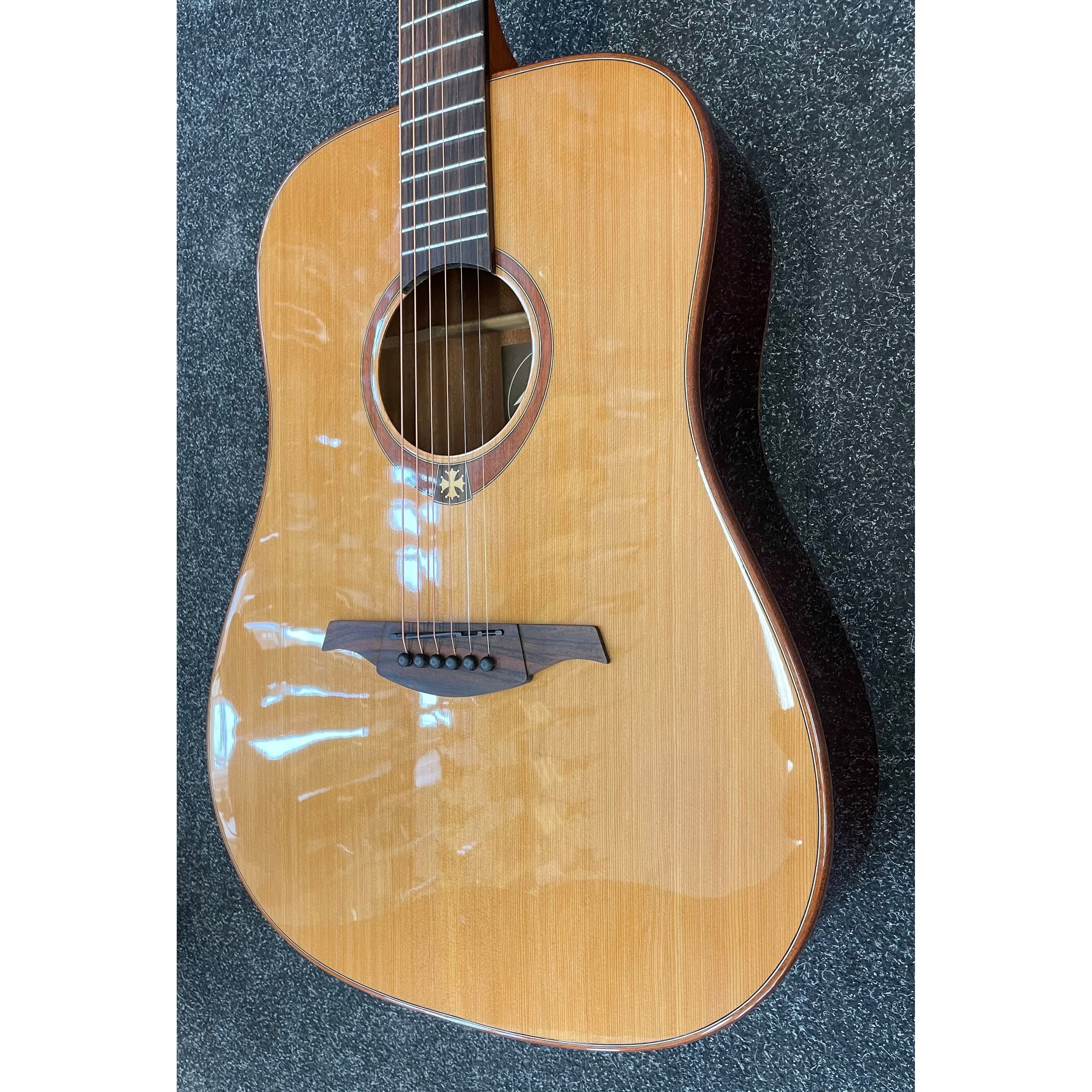 Lag Tramontane T100D Dreadnought Acoustic Guitar in Natural Gloss Pre-Owned