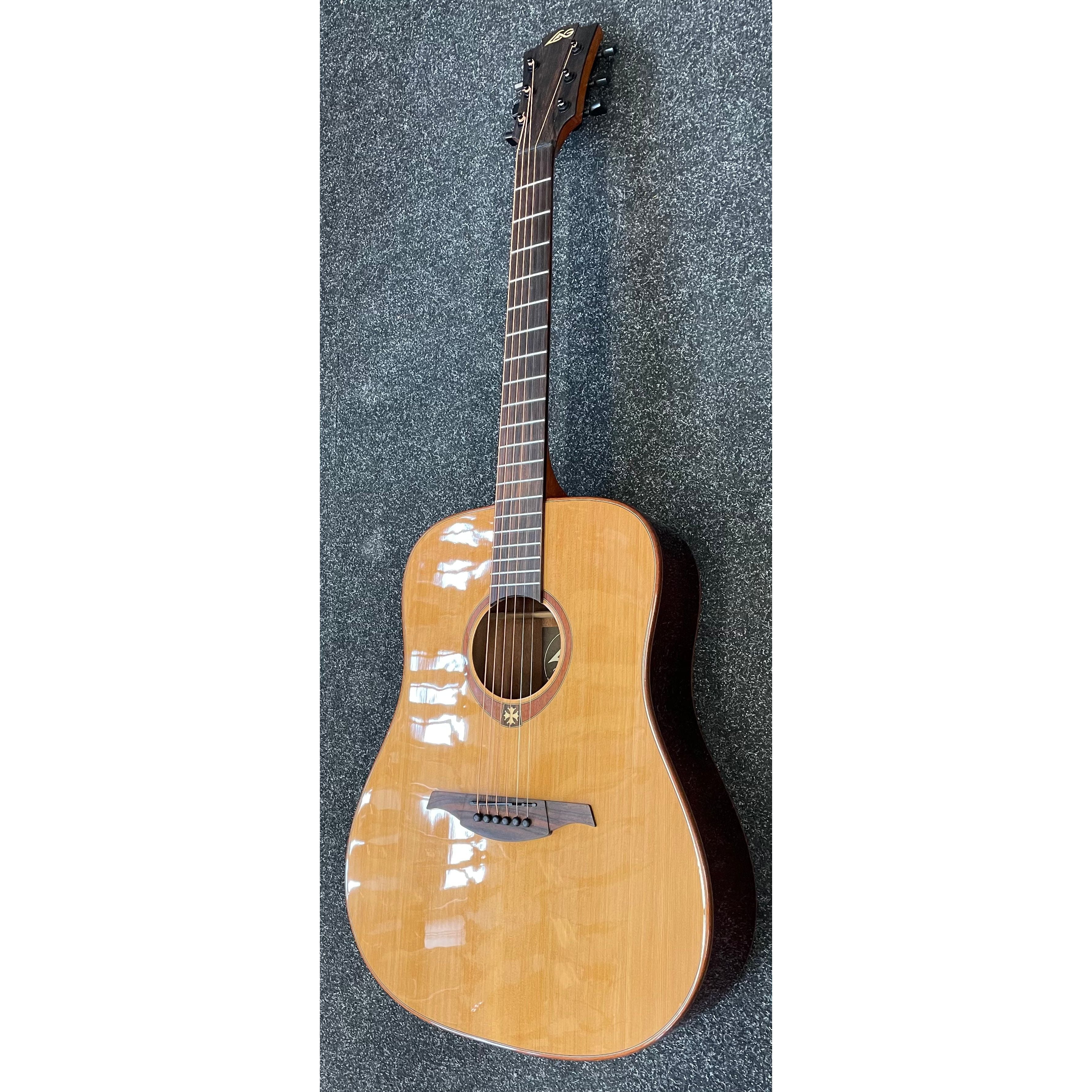 Lag Tramontane T100D Dreadnought Acoustic Guitar in Natural Gloss Pre-Owned