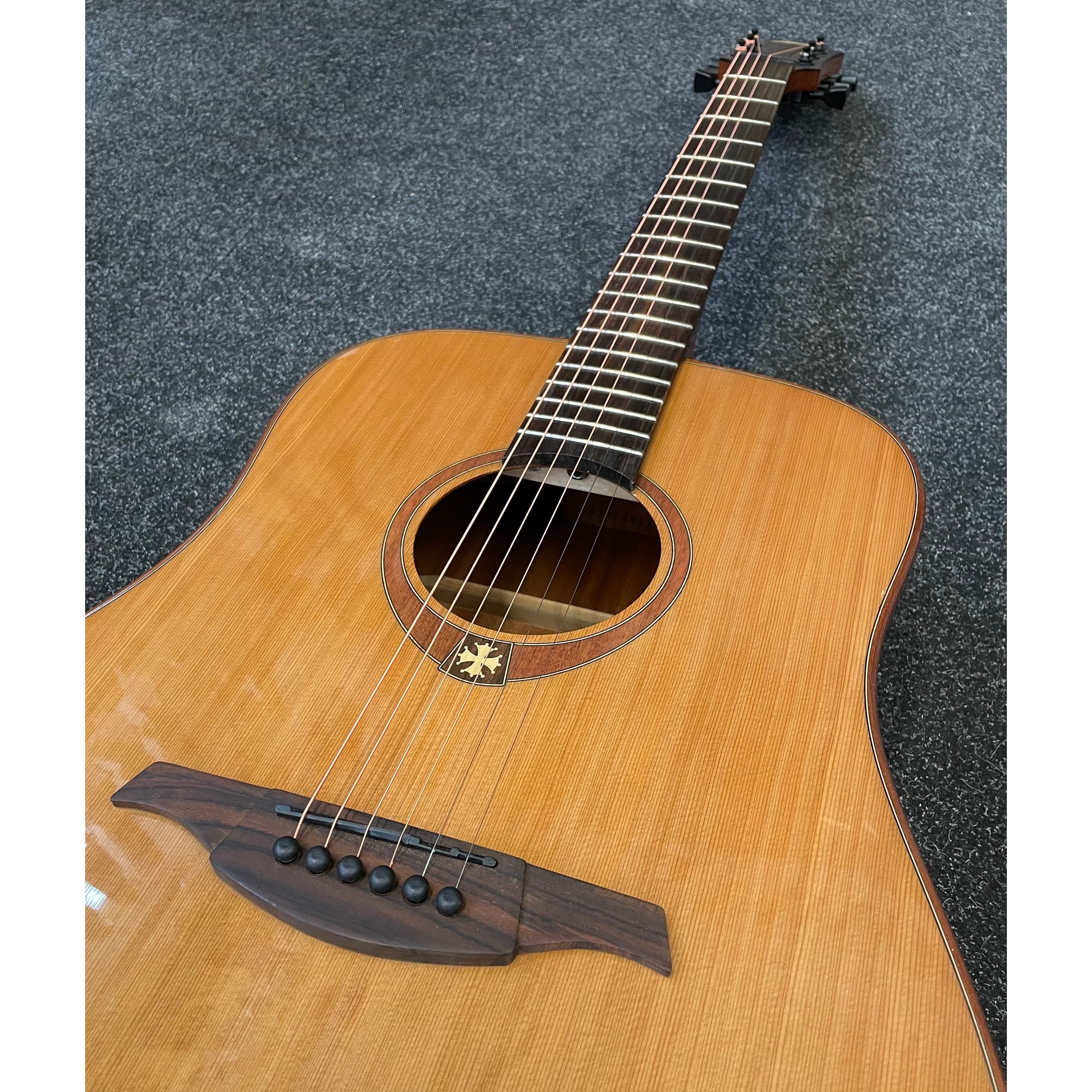 Lag Tramontane T100D Dreadnought Acoustic Guitar in Natural Gloss Pre-Owned