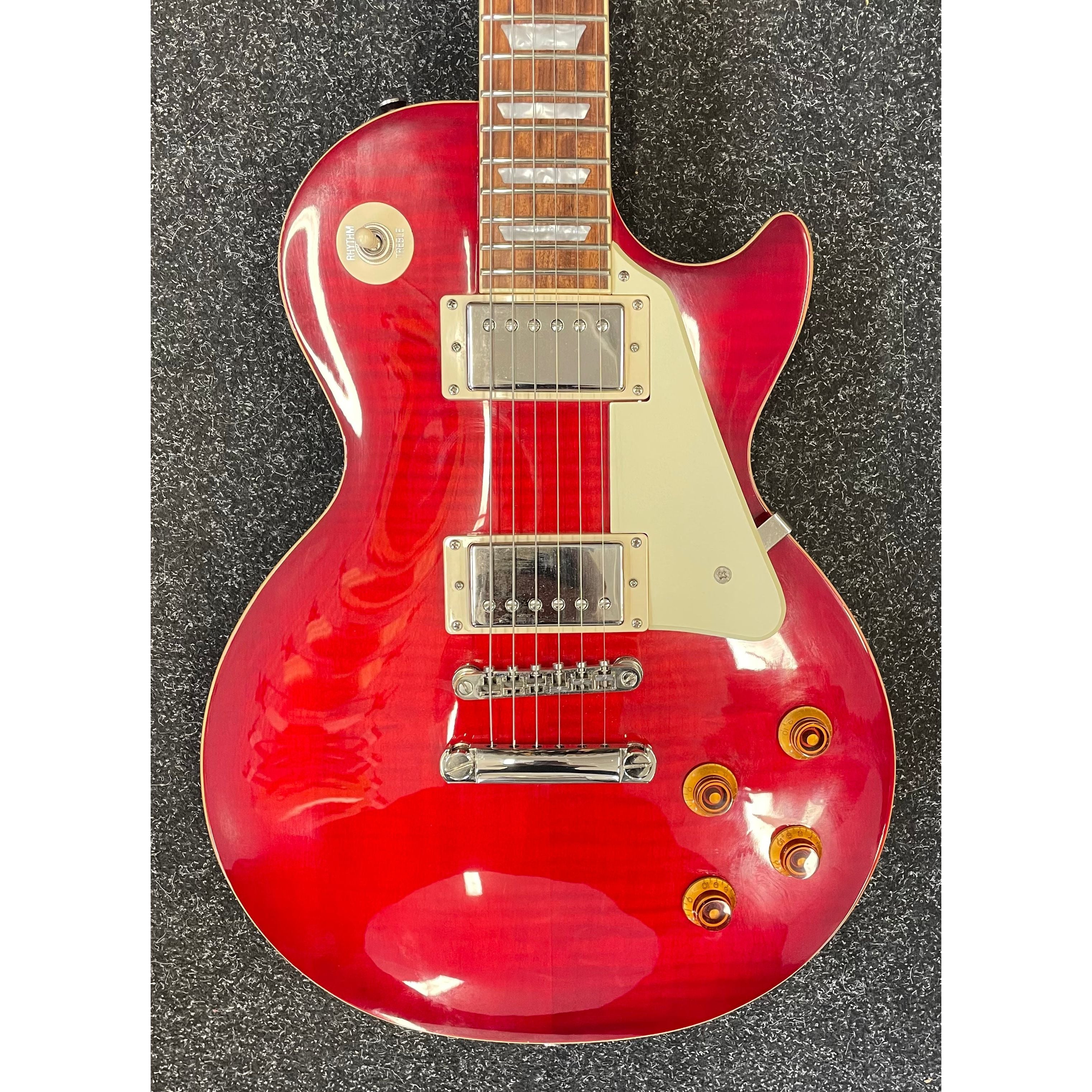 Epiphone Les Paul Standard Plustop PRO in Blood Orange Pre-Owned