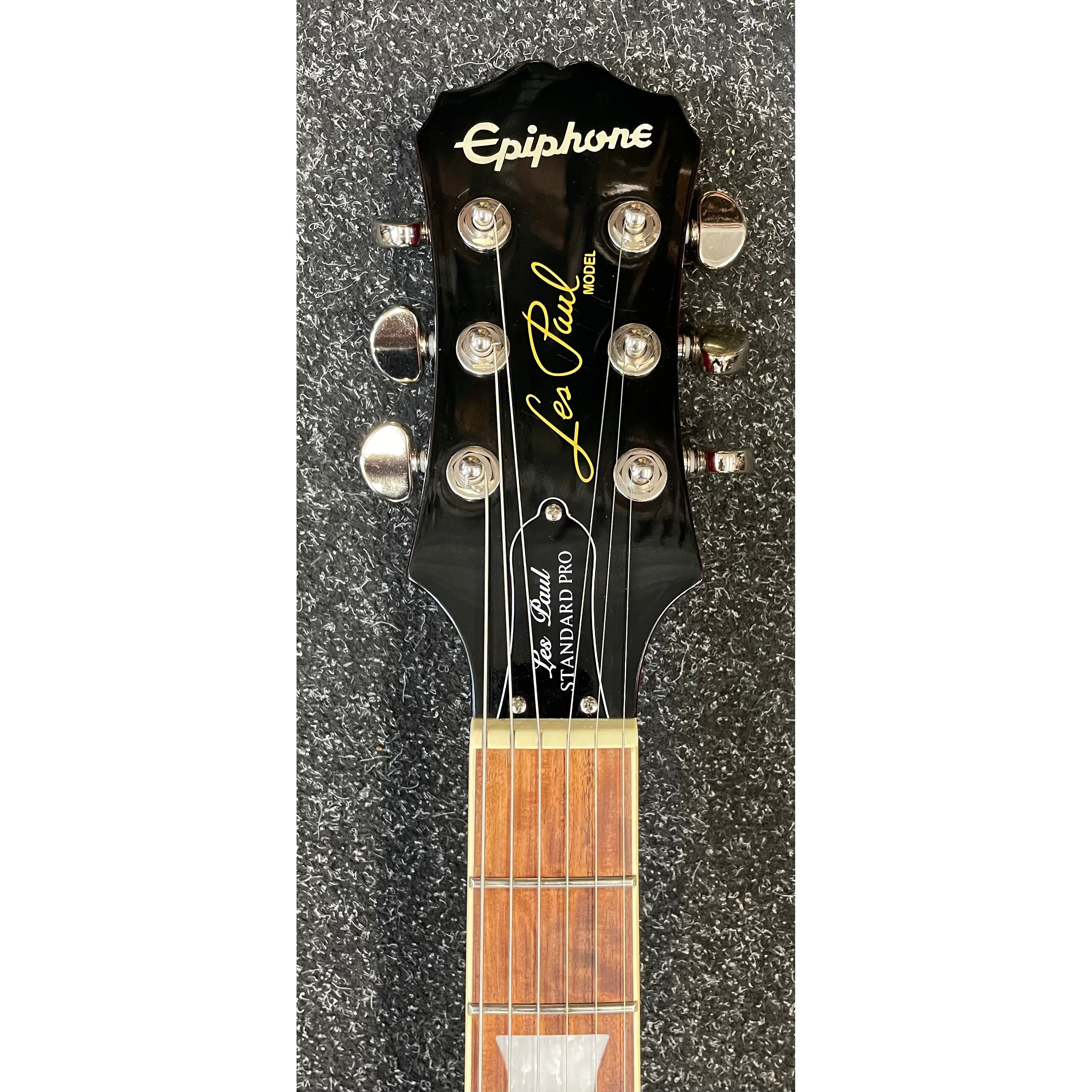 Epiphone Les Paul Standard Plustop PRO in Blood Orange Pre-Owned