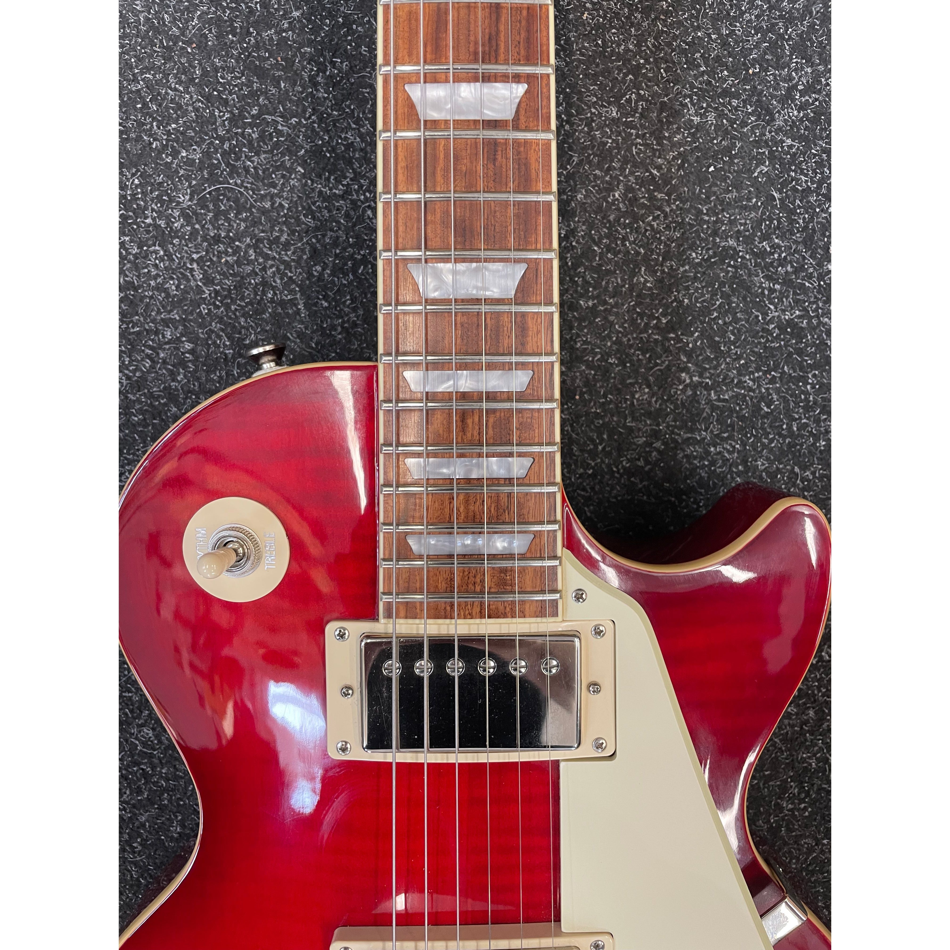 Epiphone Les Paul Standard Plustop PRO in Blood Orange Pre-Owned