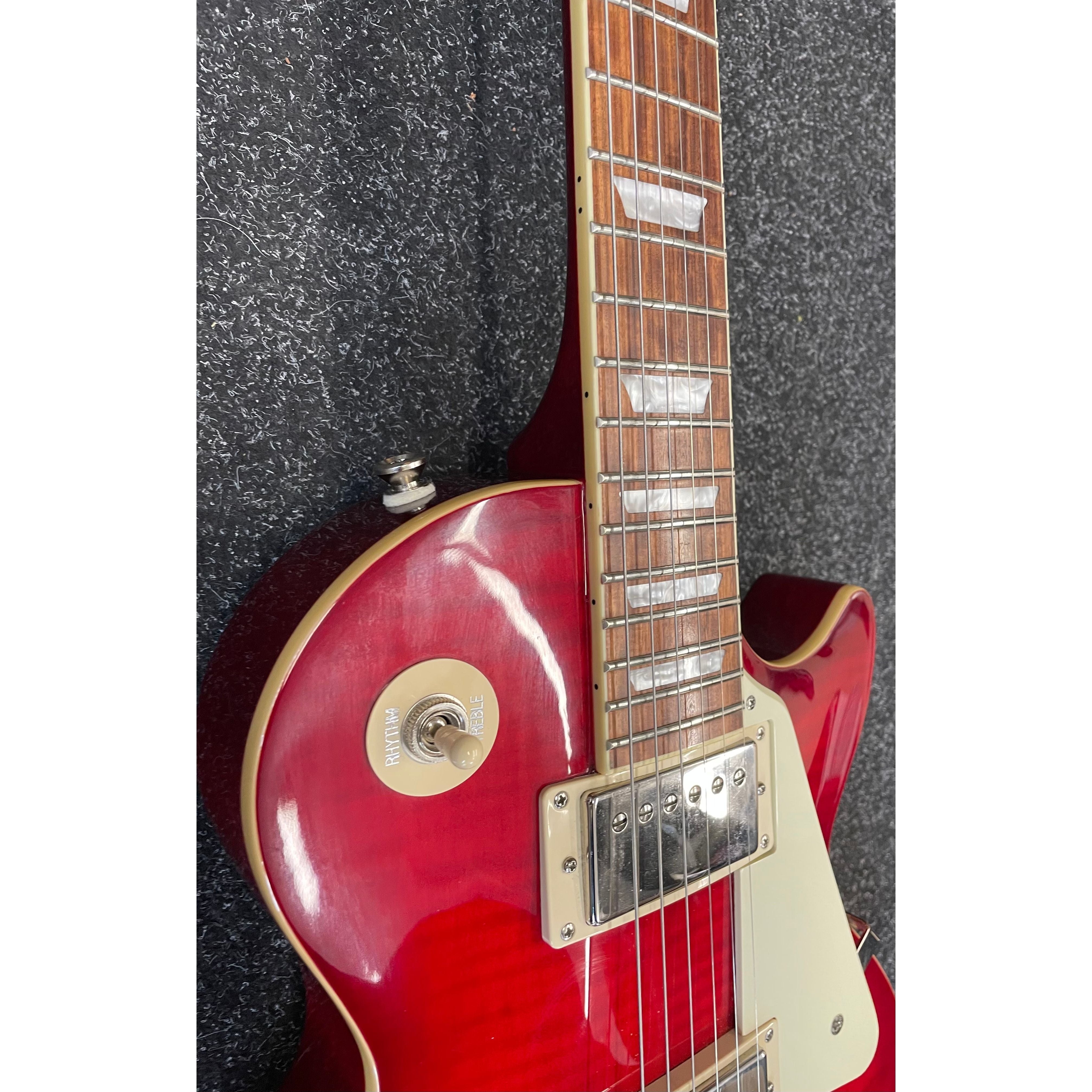 Epiphone Les Paul Standard Plustop PRO in Blood Orange Pre-Owned