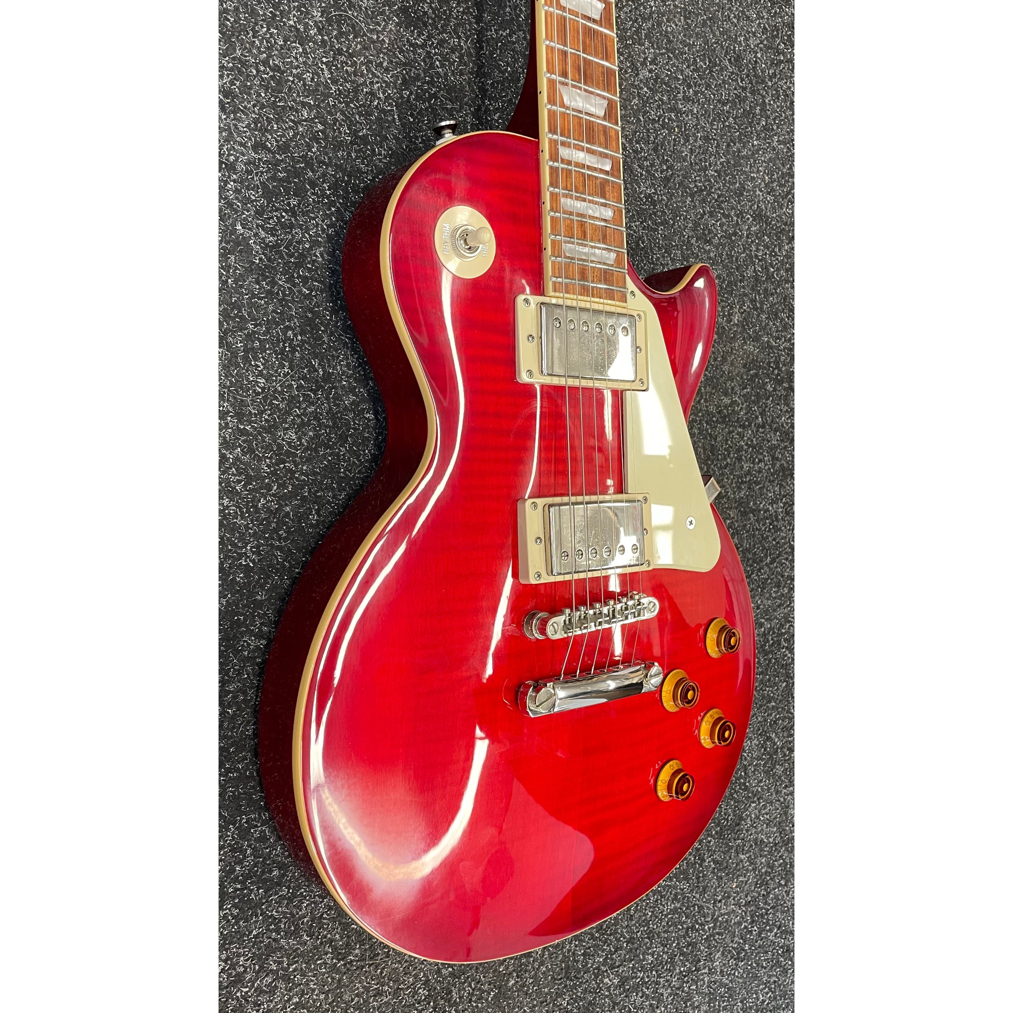 Epiphone Les Paul Standard Plustop PRO in Blood Orange Pre-Owned