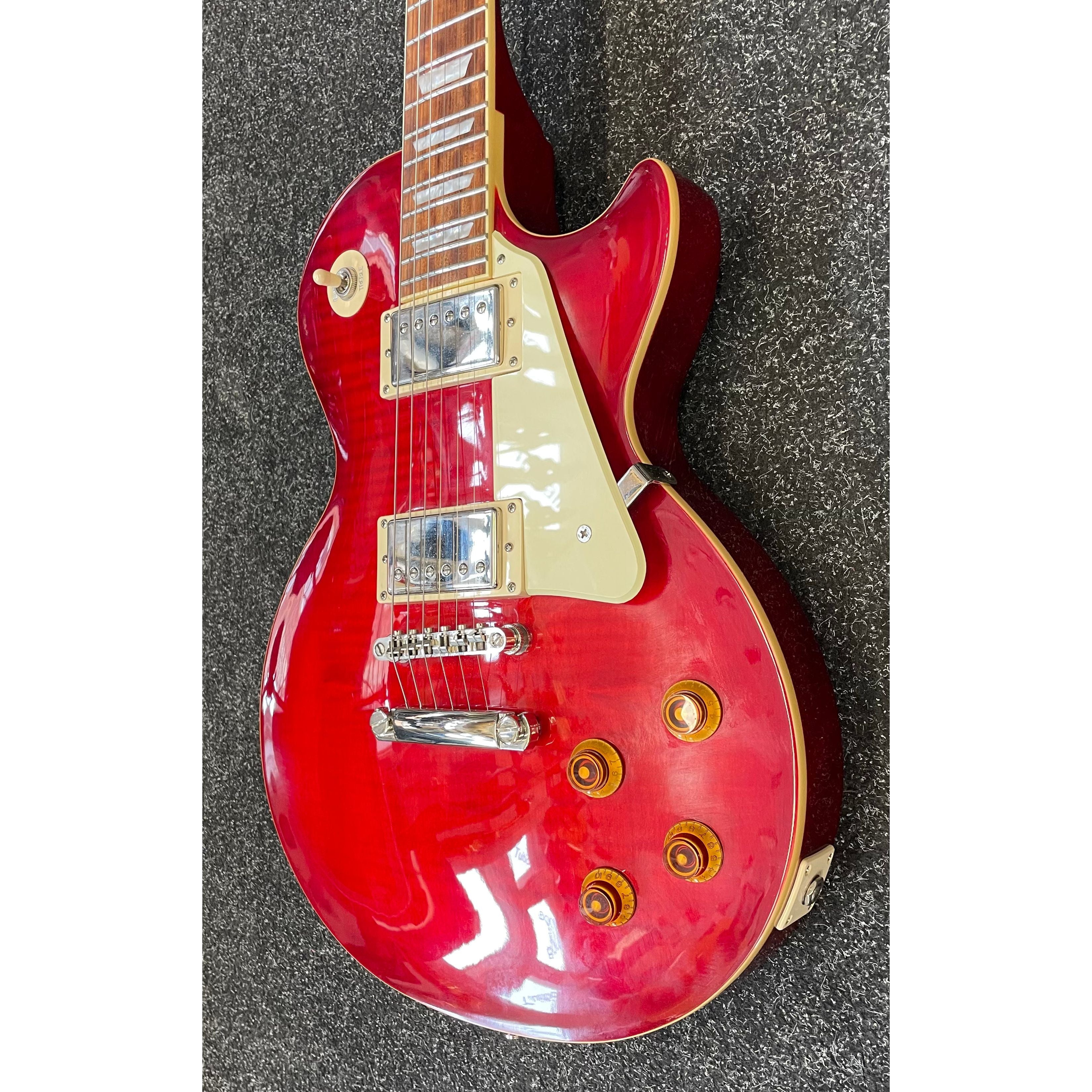 Epiphone Les Paul Standard Plustop PRO in Blood Orange Pre-Owned