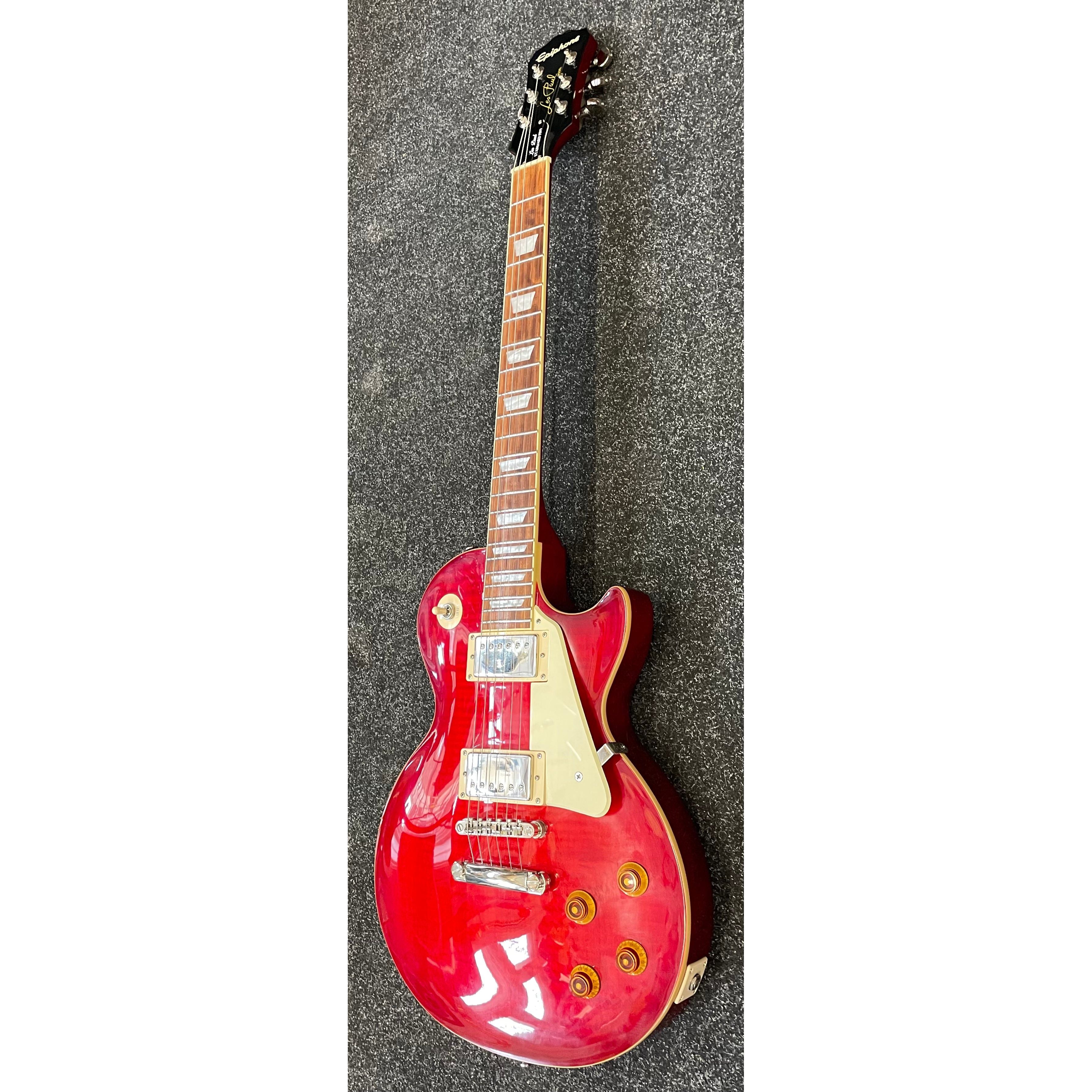 Epiphone Les Paul Standard Plustop PRO in Blood Orange Pre-Owned
