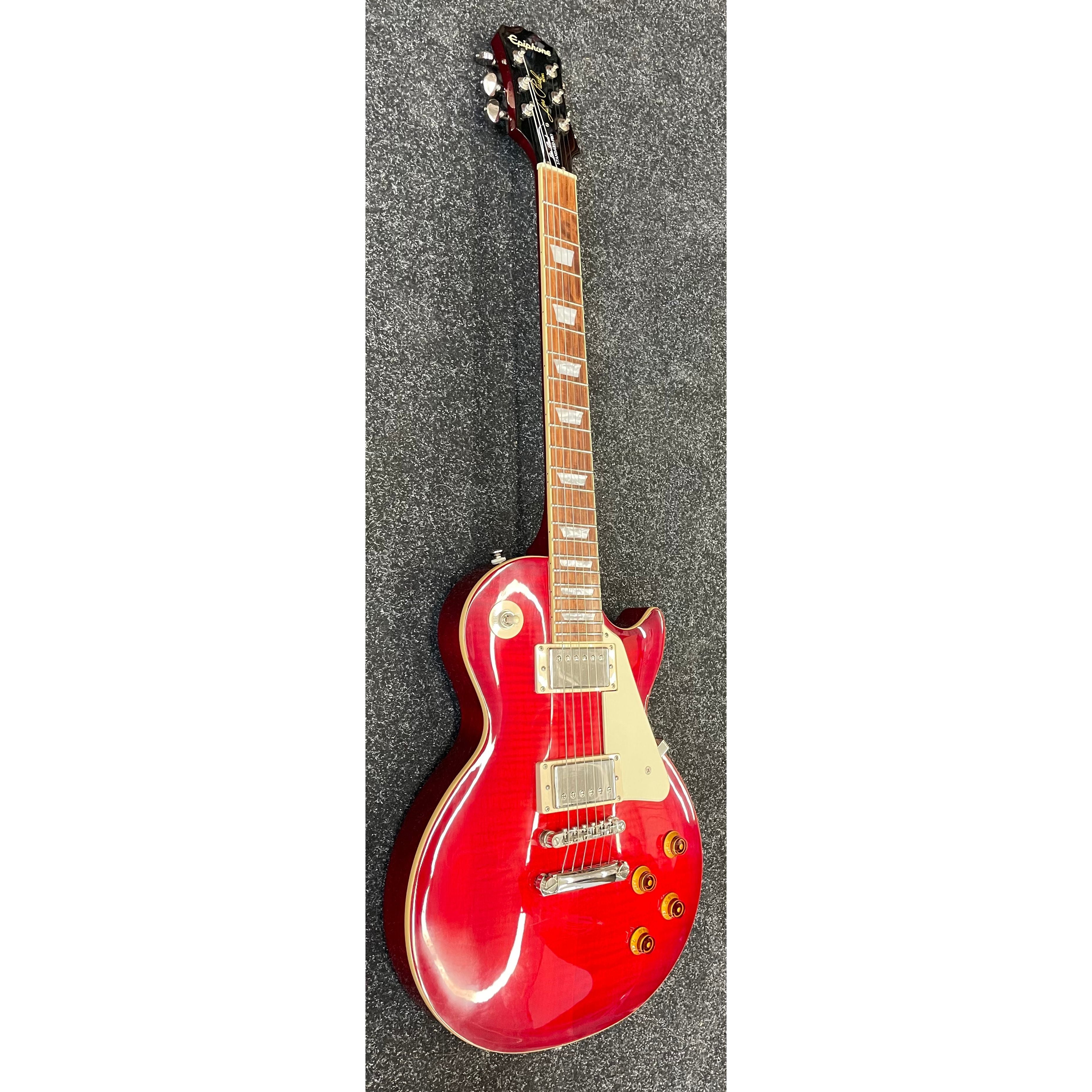 Epiphone Les Paul Standard Plustop PRO in Blood Orange Pre-Owned
