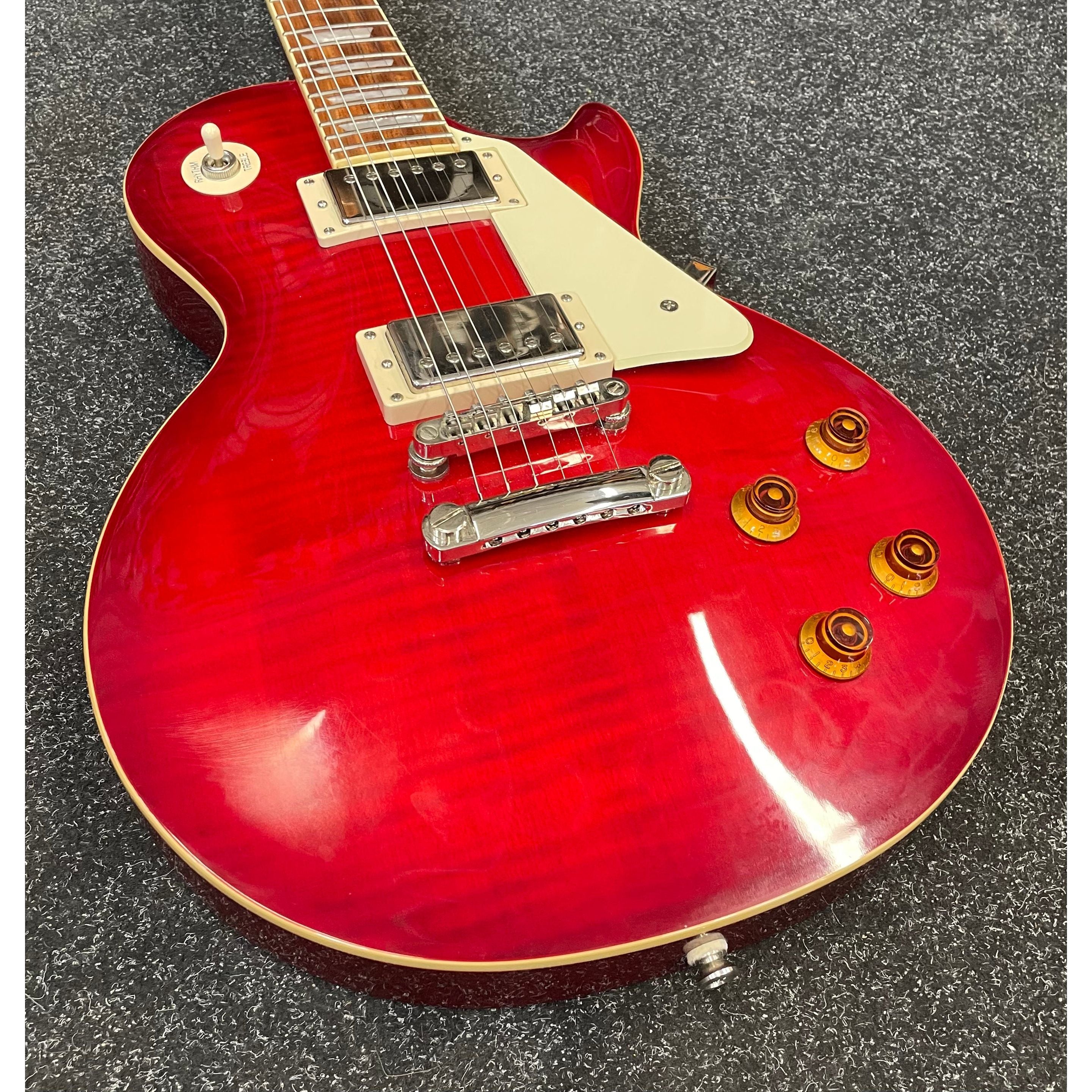 Epiphone Les Paul Standard Plustop PRO in Blood Orange Pre-Owned