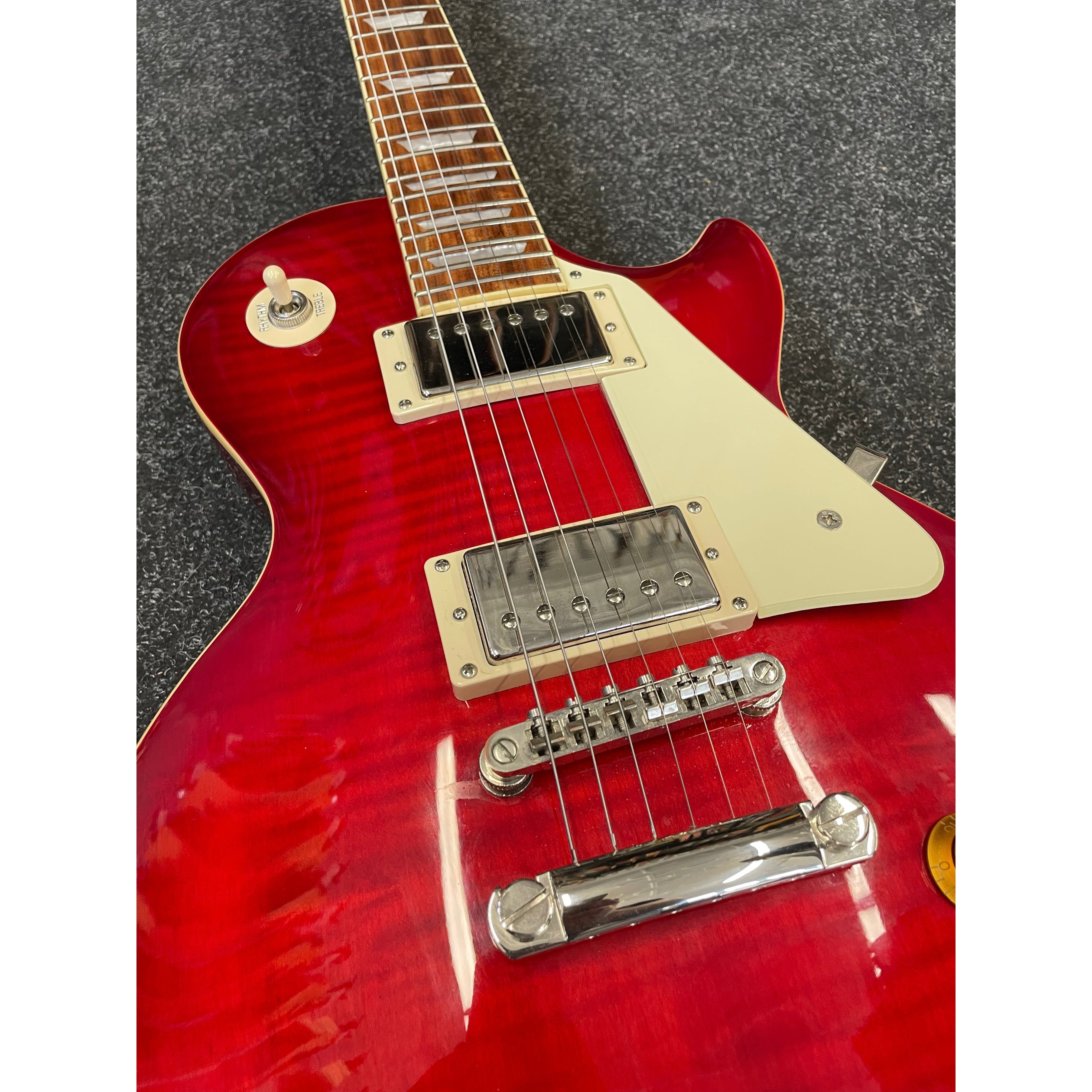 Epiphone Les Paul Standard Plustop PRO in Blood Orange Pre-Owned