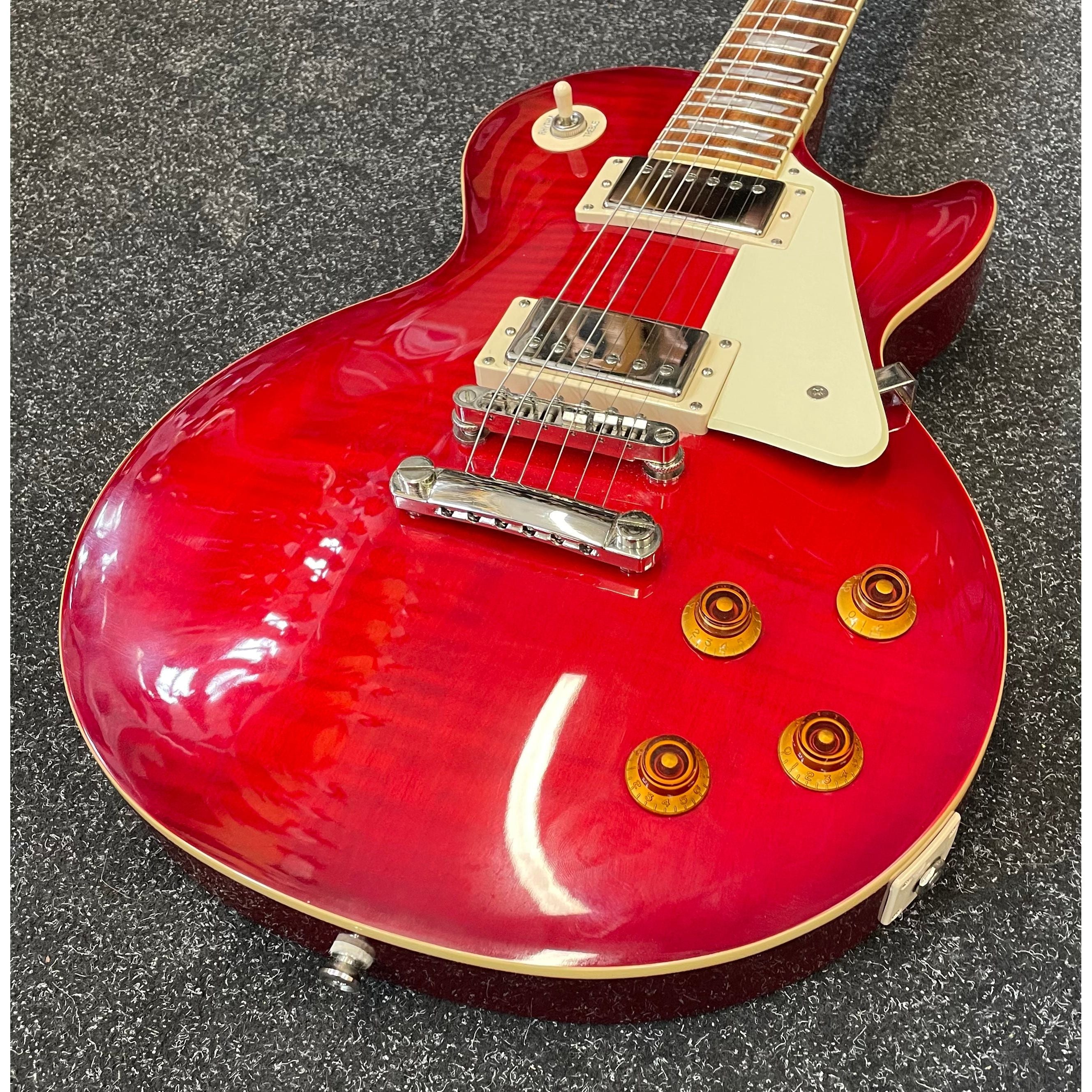 Epiphone Les Paul Standard Plustop PRO in Blood Orange Pre-Owned