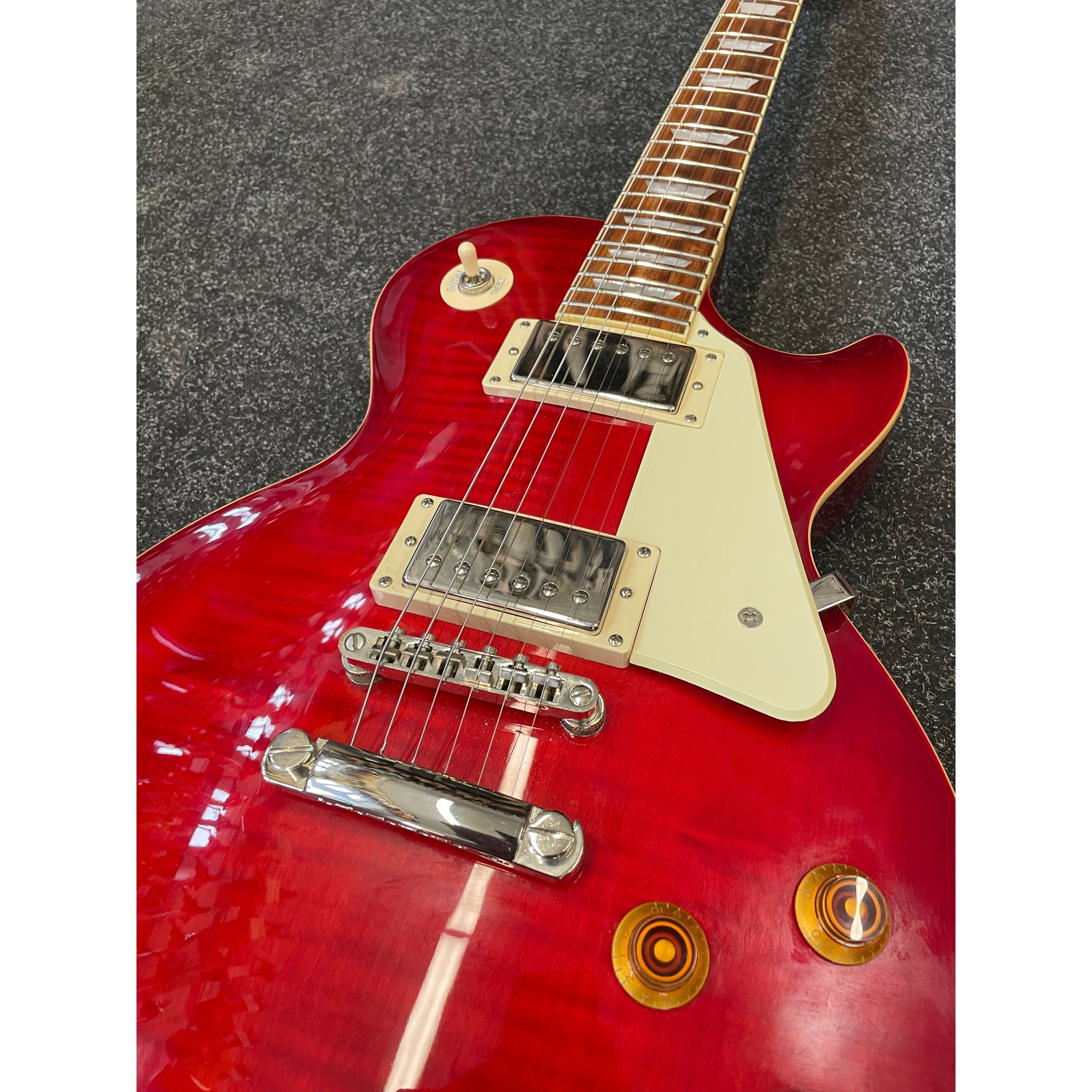 Epiphone Les Paul Standard Plustop PRO in Blood Orange Pre-Owned