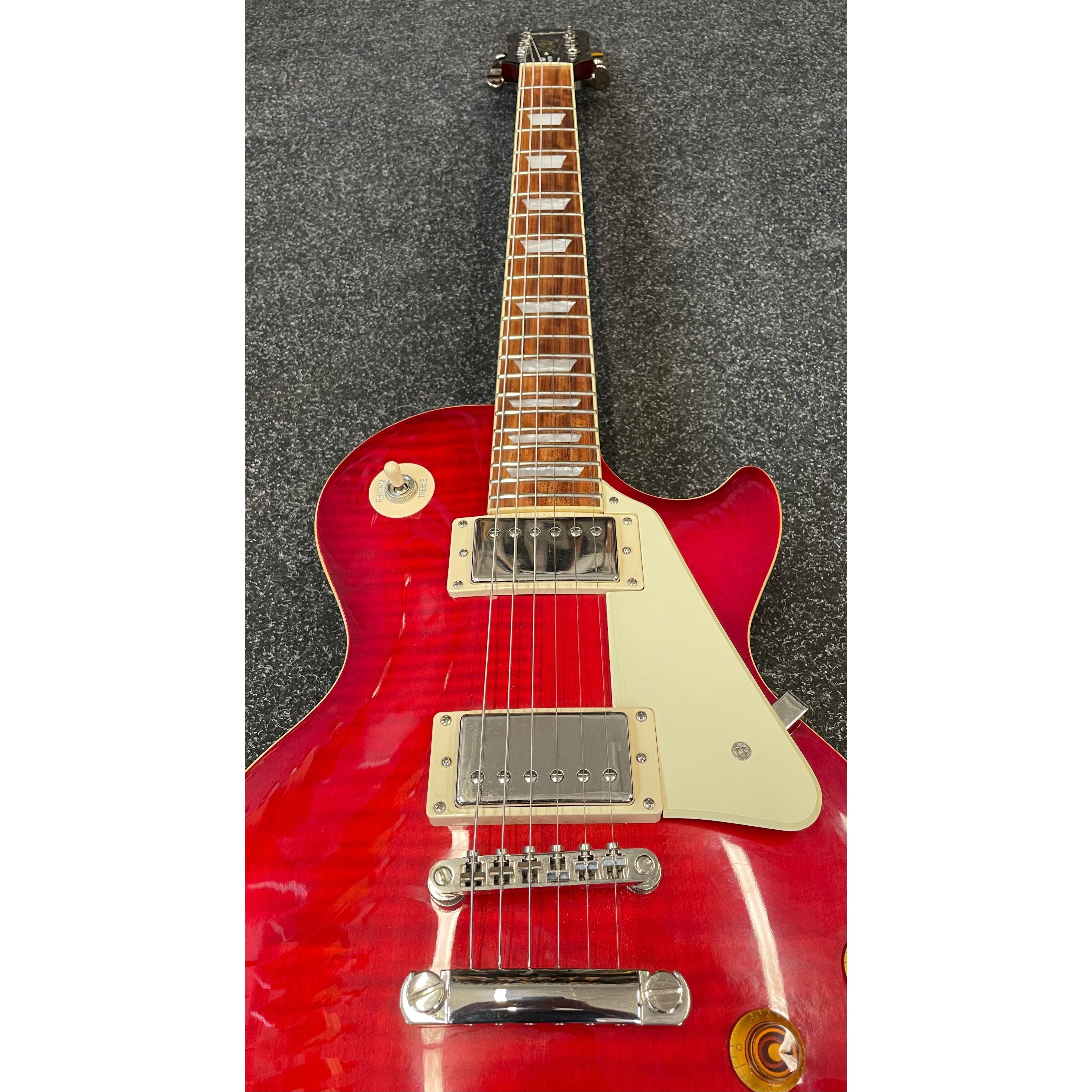 Epiphone Les Paul Standard Plustop PRO in Blood Orange Pre-Owned