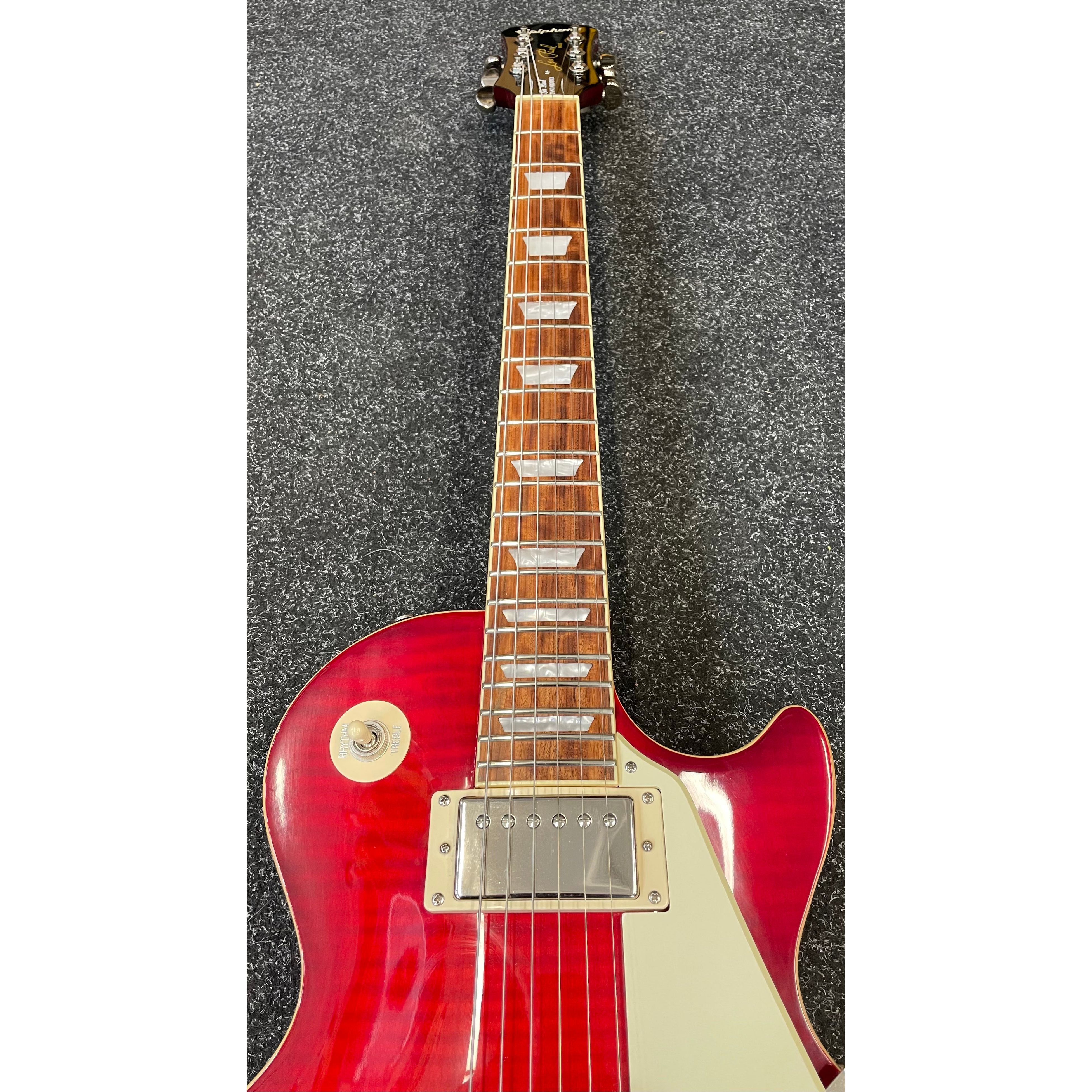 Epiphone Les Paul Standard Plustop PRO in Blood Orange Pre-Owned