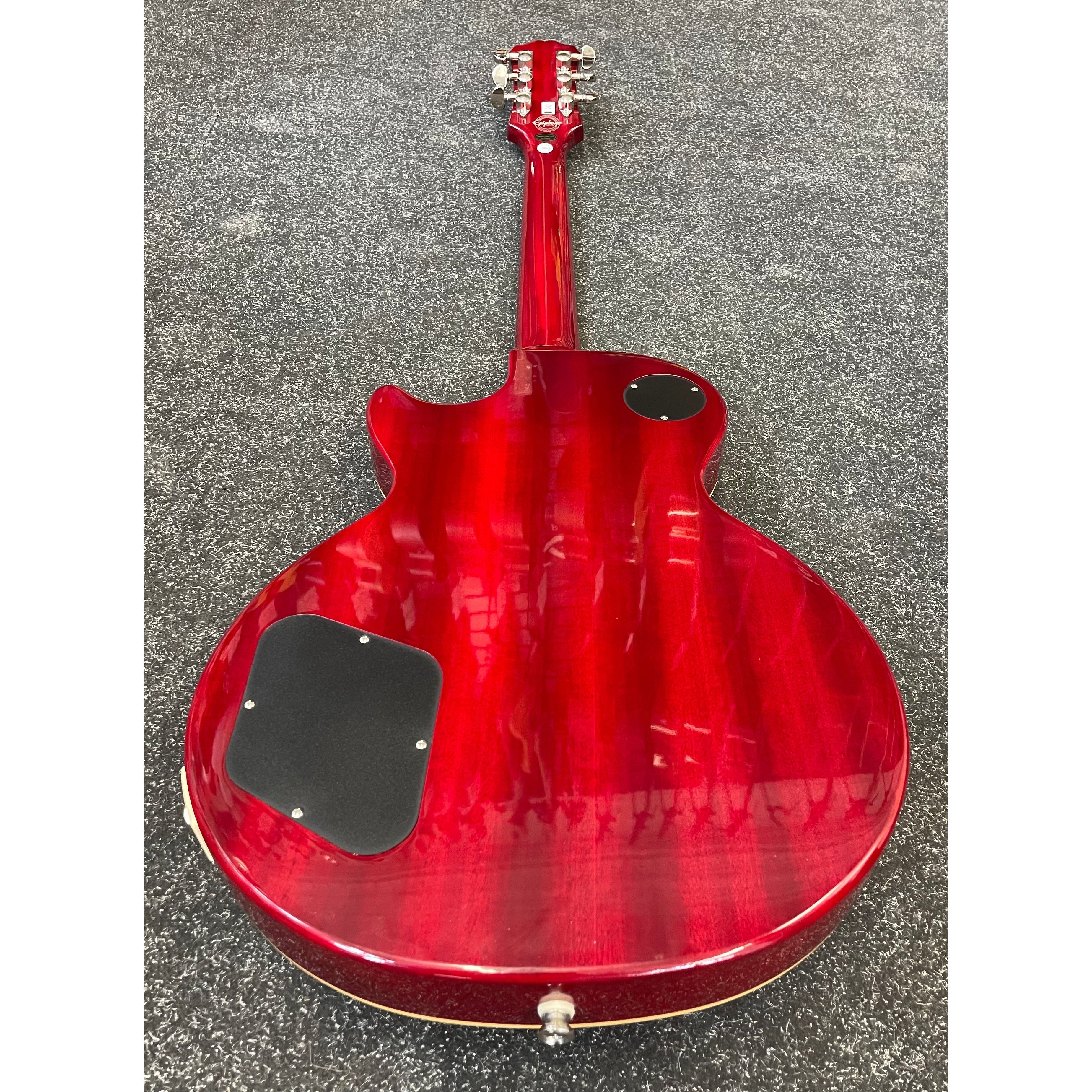 Epiphone Les Paul Standard Plustop PRO in Blood Orange Pre-Owned