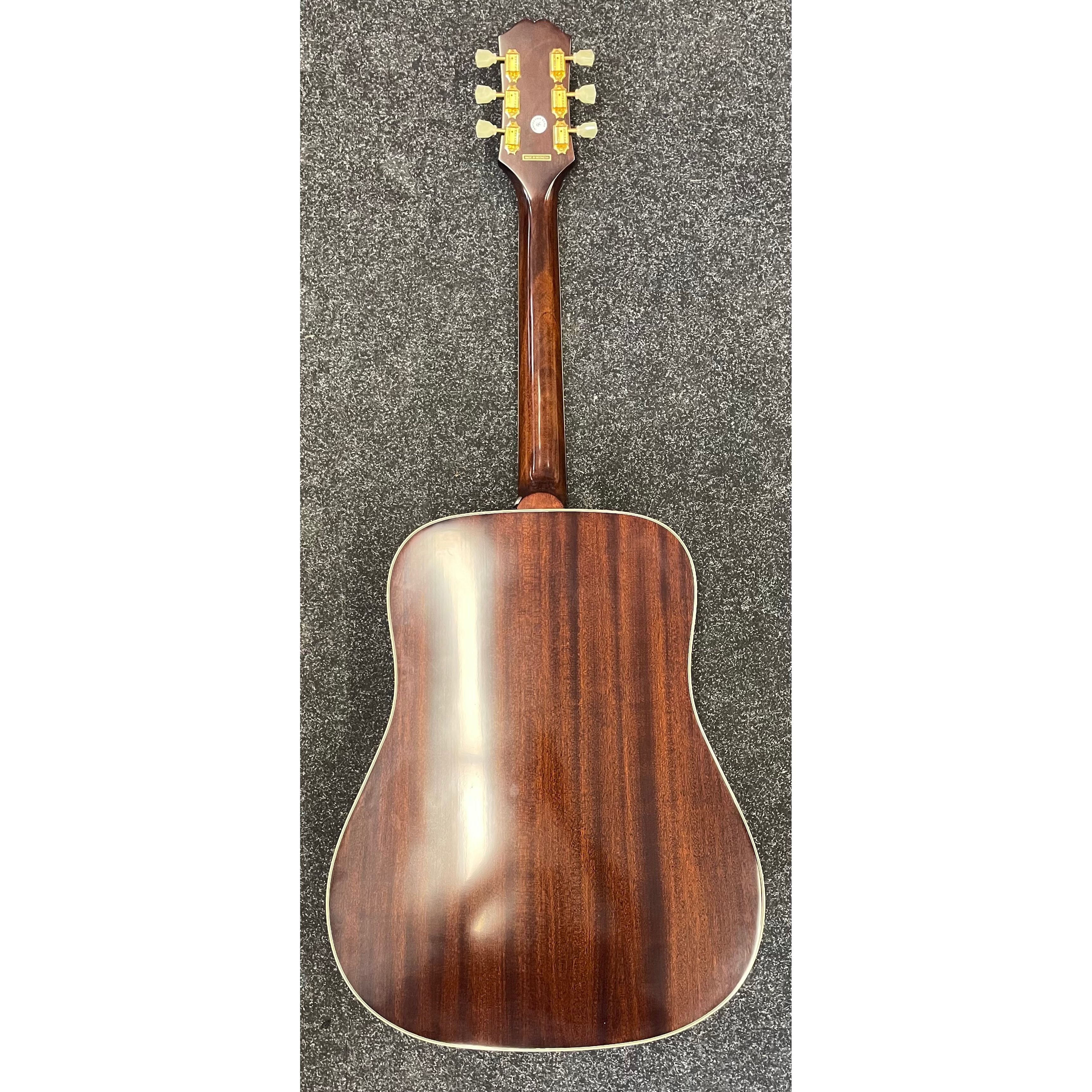 Epiphone Inspired by Gibson Hummingbird Electro Acoustic Guitar with Original Hardcase Pre-Owned