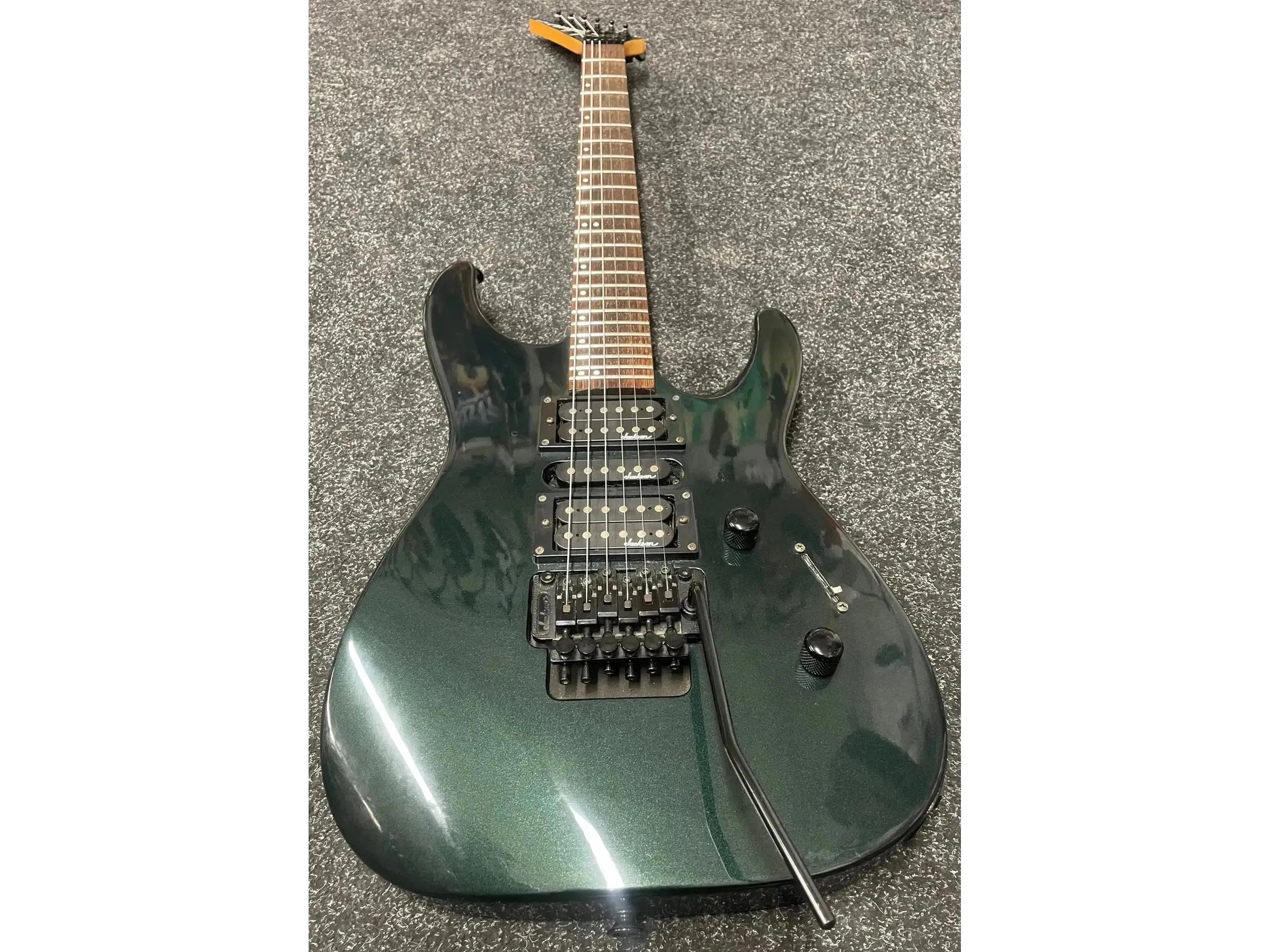 Jackson Performer MIJ with Floyd Rose in Green Pre-Owned