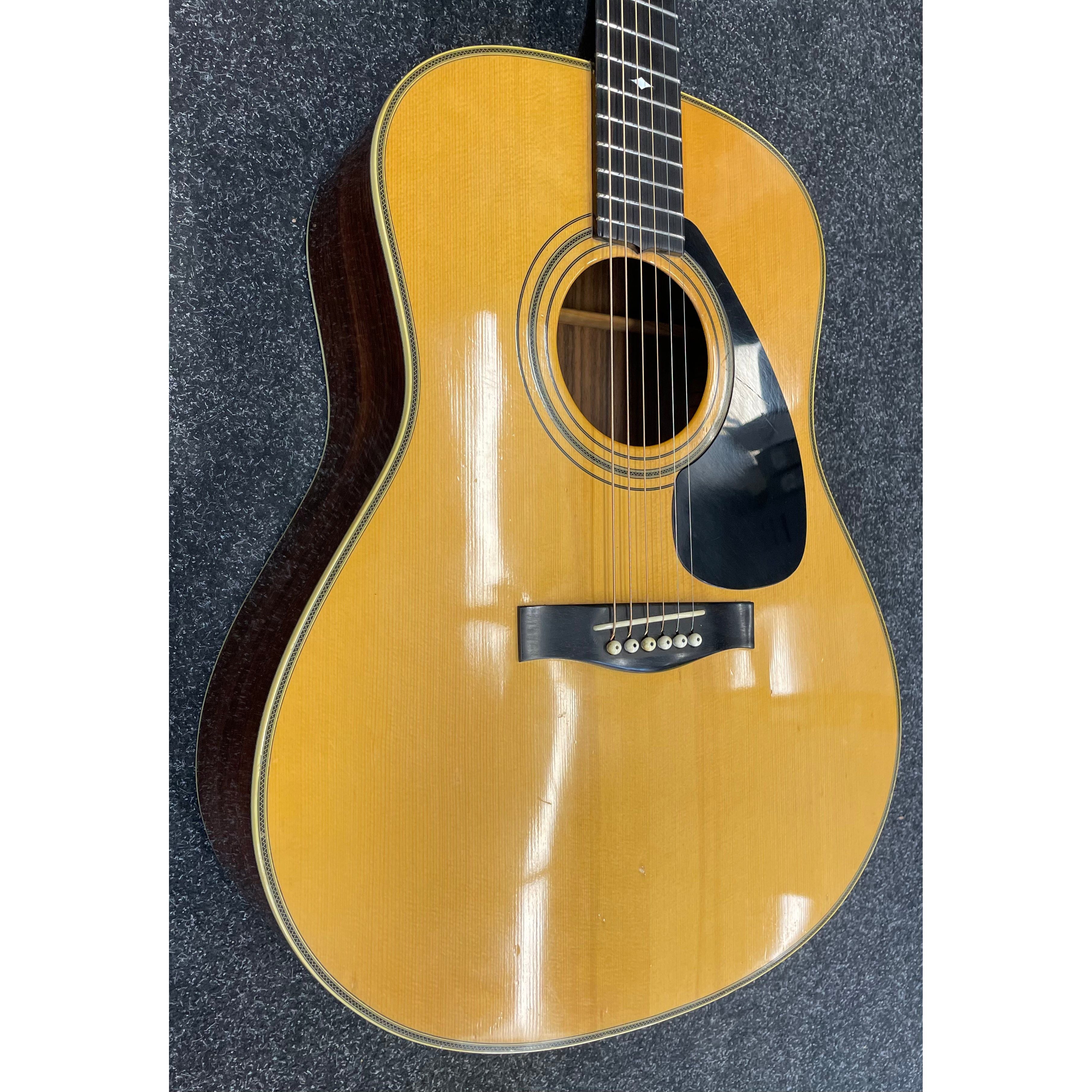 Yamaha L-15A Vintage 1970's Dreadnought Acoustic Guitar with Original Hardcase Pre-Owned