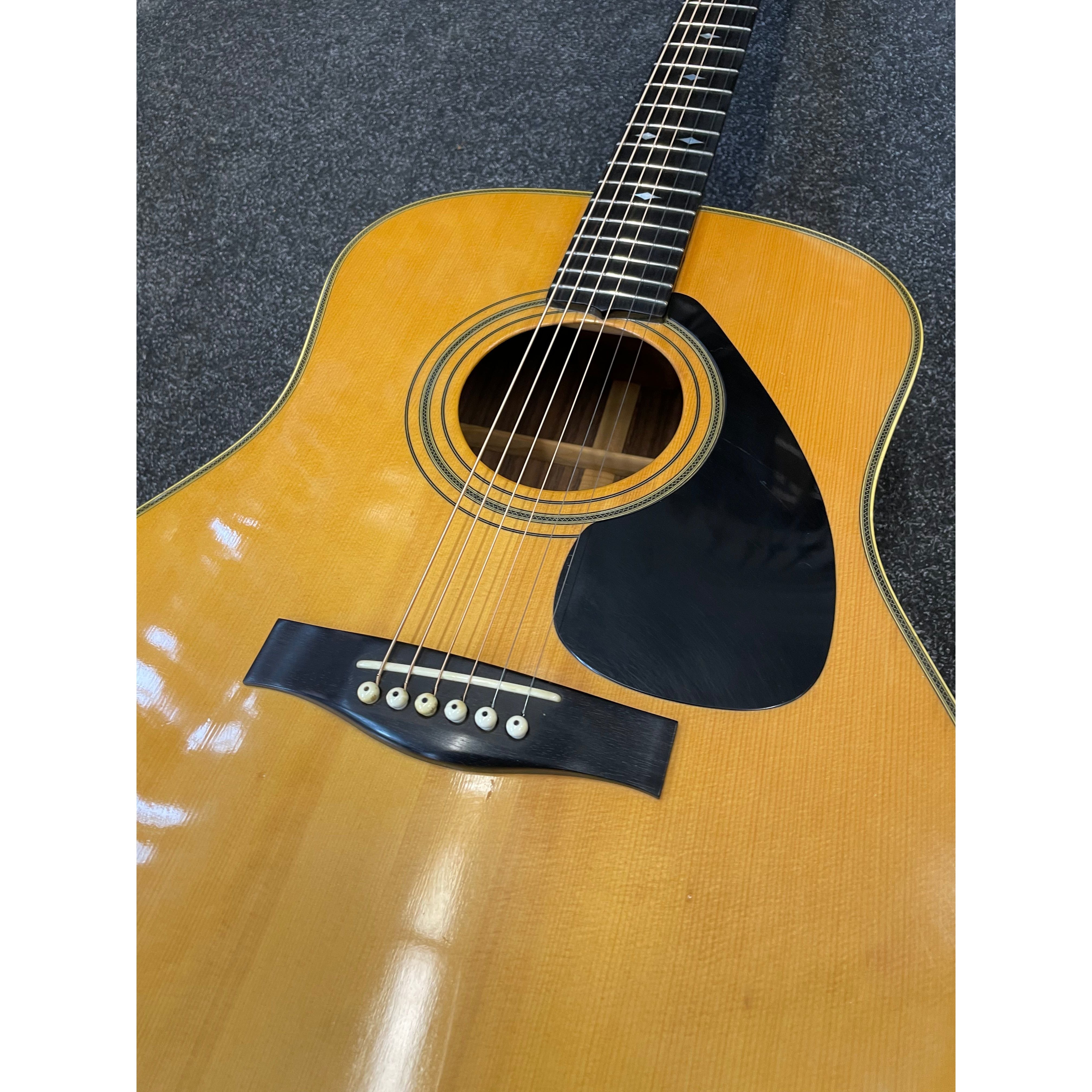 Yamaha L-15A Vintage 1970's Dreadnought Acoustic Guitar with Original Hardcase Pre-Owned