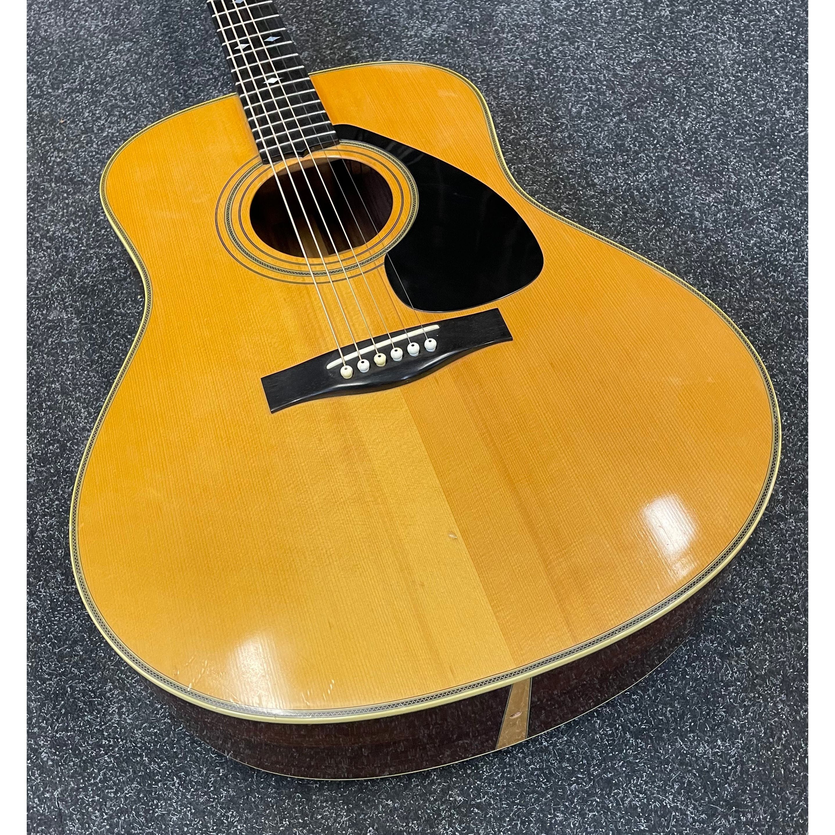 Yamaha L-15A Vintage 1970's Dreadnought Acoustic Guitar with Original Hardcase Pre-Owned