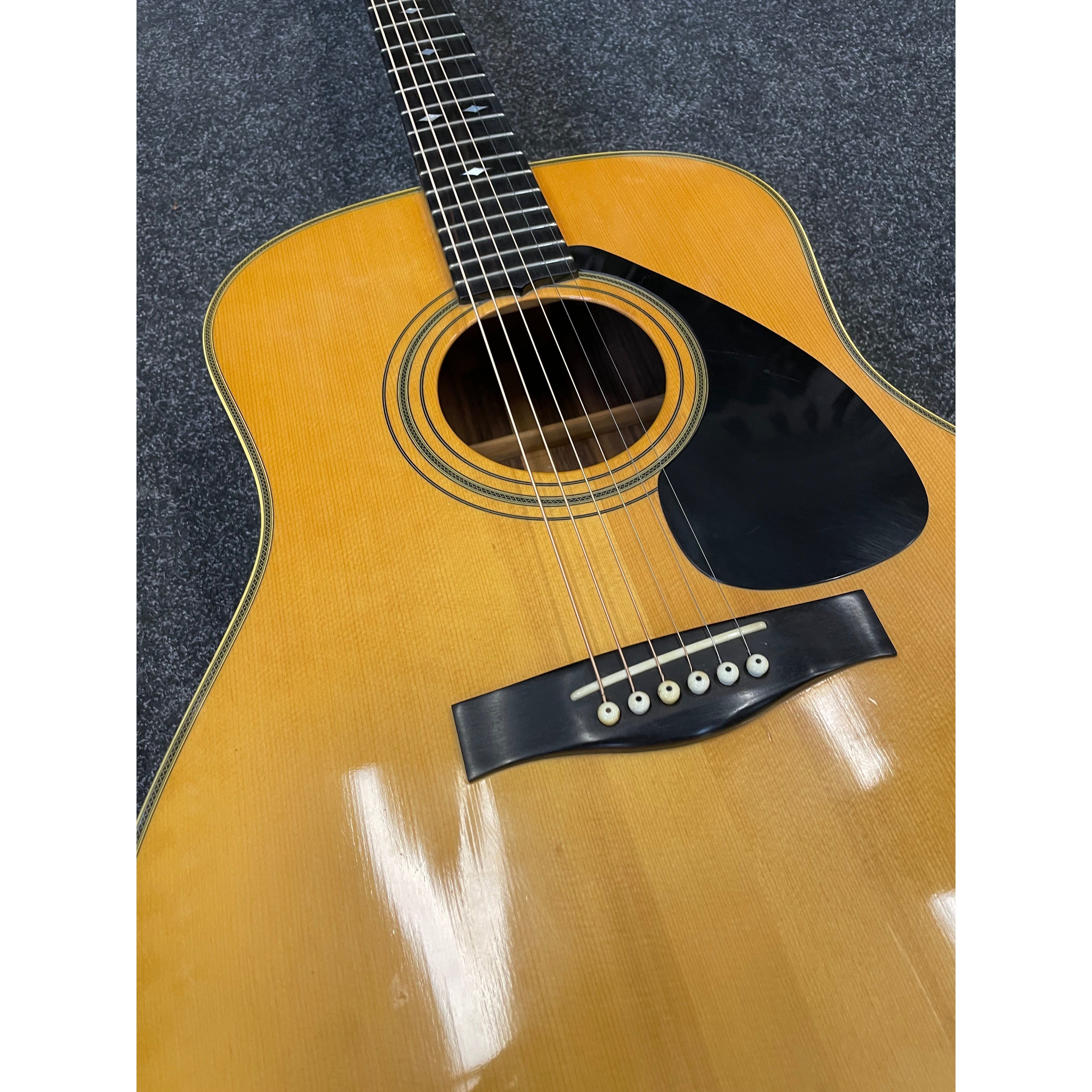 Yamaha L-15A Vintage 1970's Dreadnought Acoustic Guitar with Original Hardcase Pre-Owned