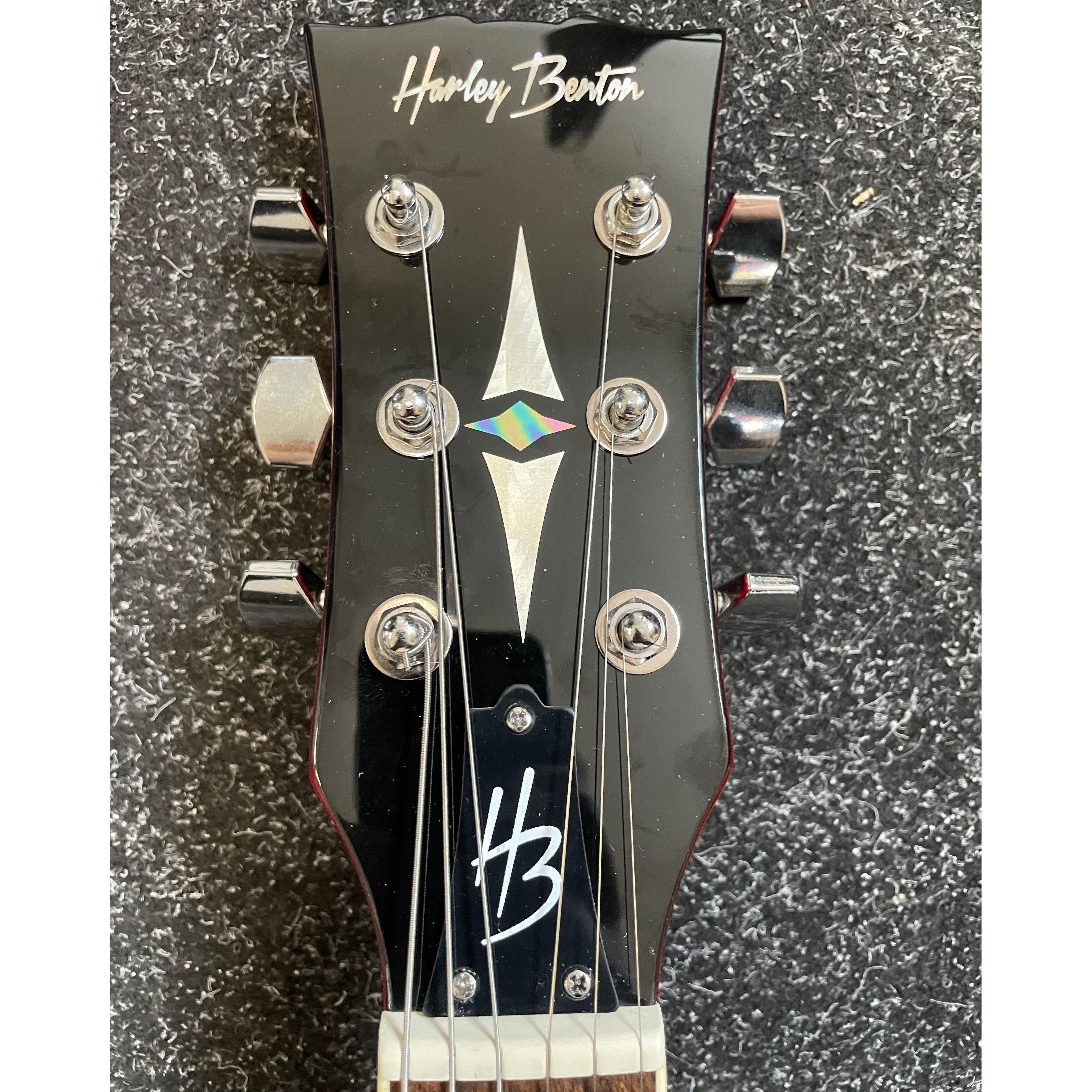 Harley Benton HB35 Plus Hollowbody Electric Guitar in Cherry Pre-Owned