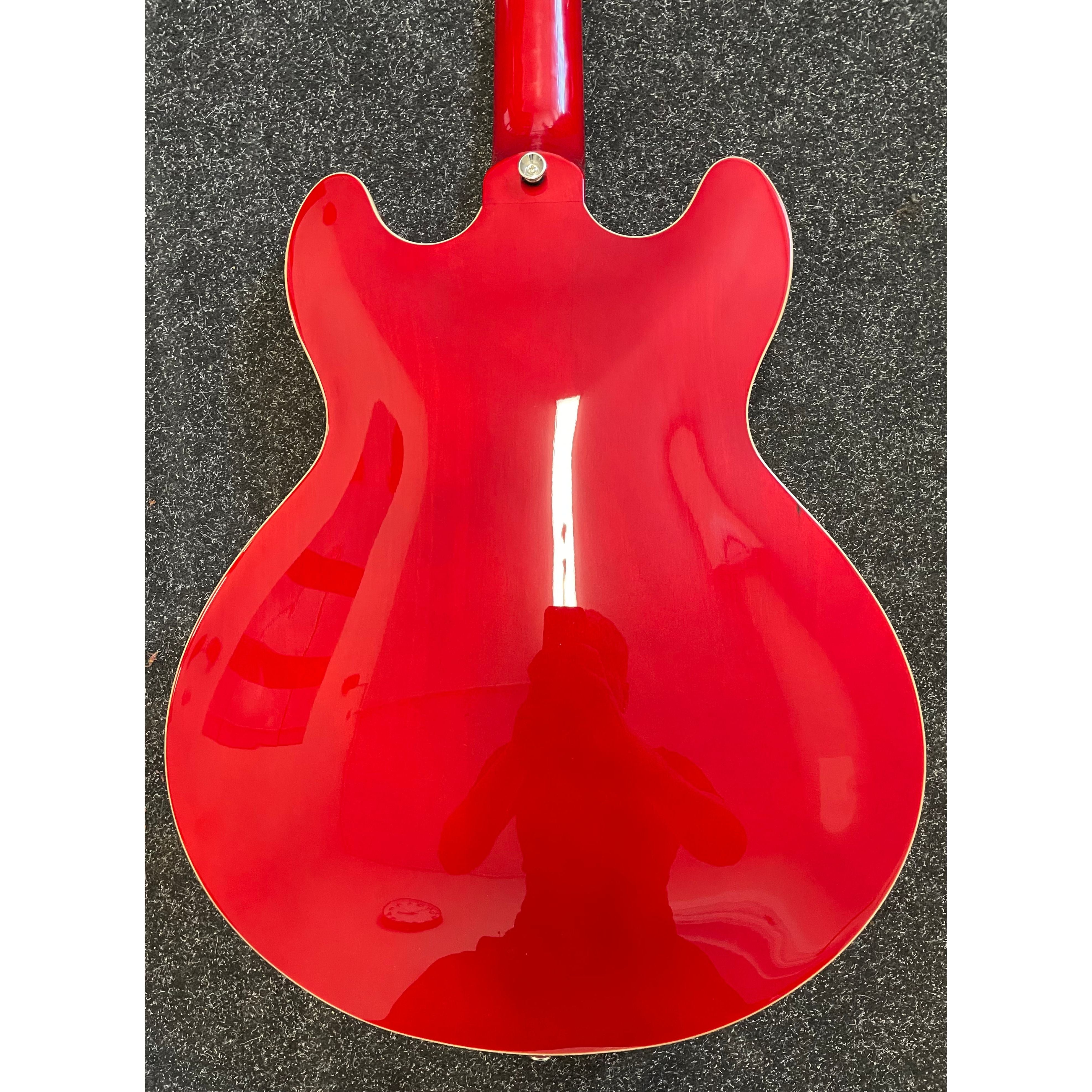 Harley Benton HB35 Plus Hollowbody Electric Guitar in Cherry Pre-Owned