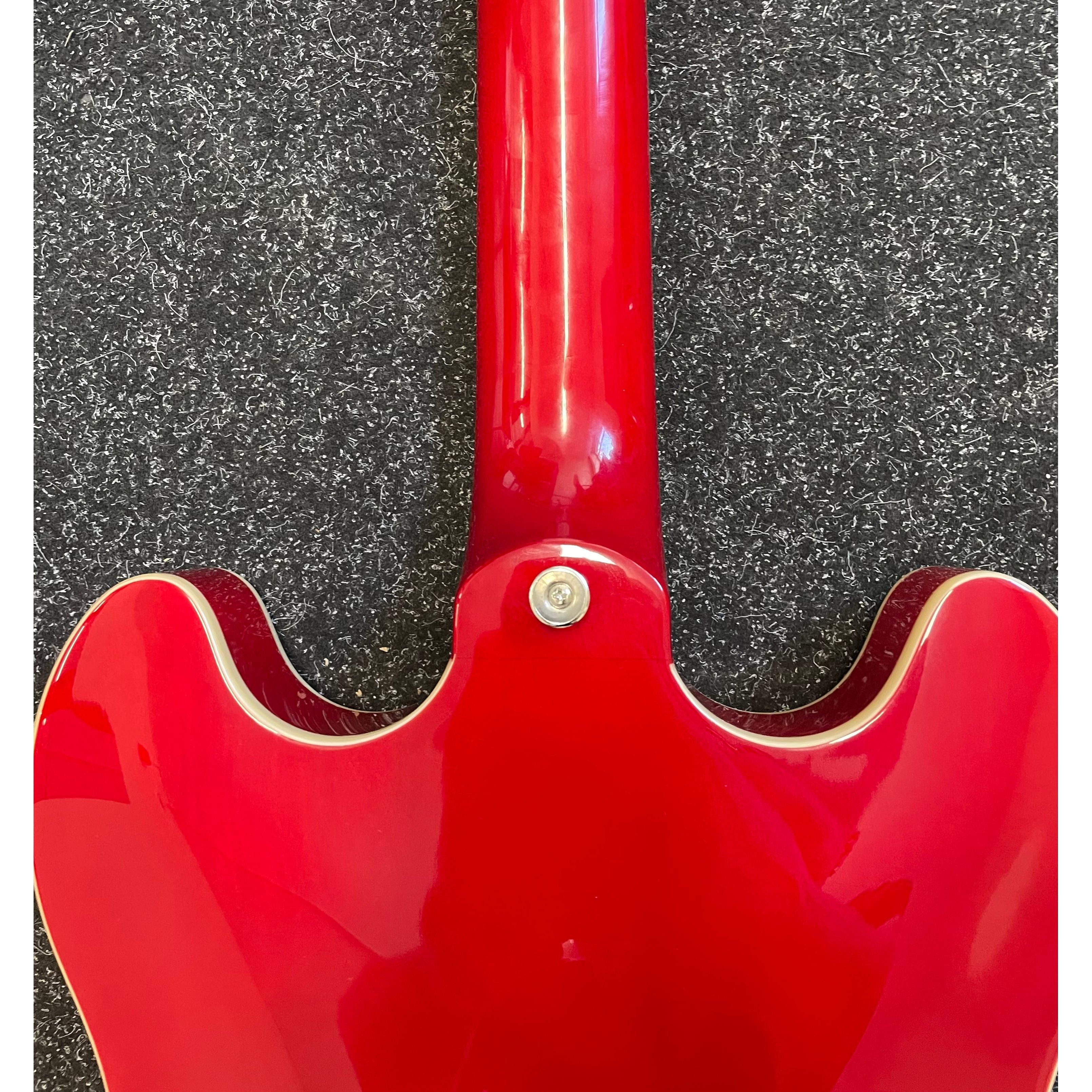 Harley Benton HB35 Plus Hollowbody Electric Guitar in Cherry Pre-Owned