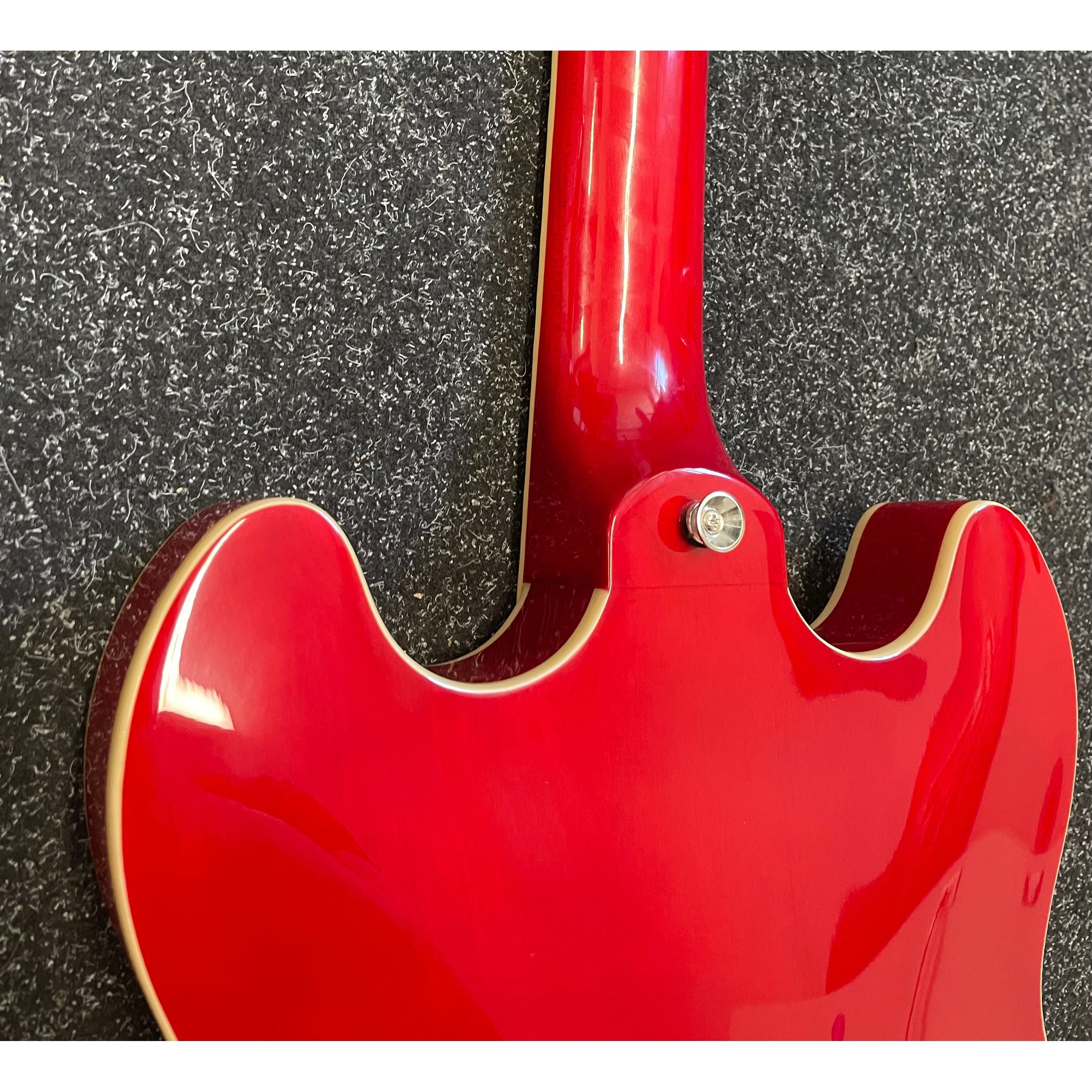 Harley Benton HB35 Plus Hollowbody Electric Guitar in Cherry Pre-Owned