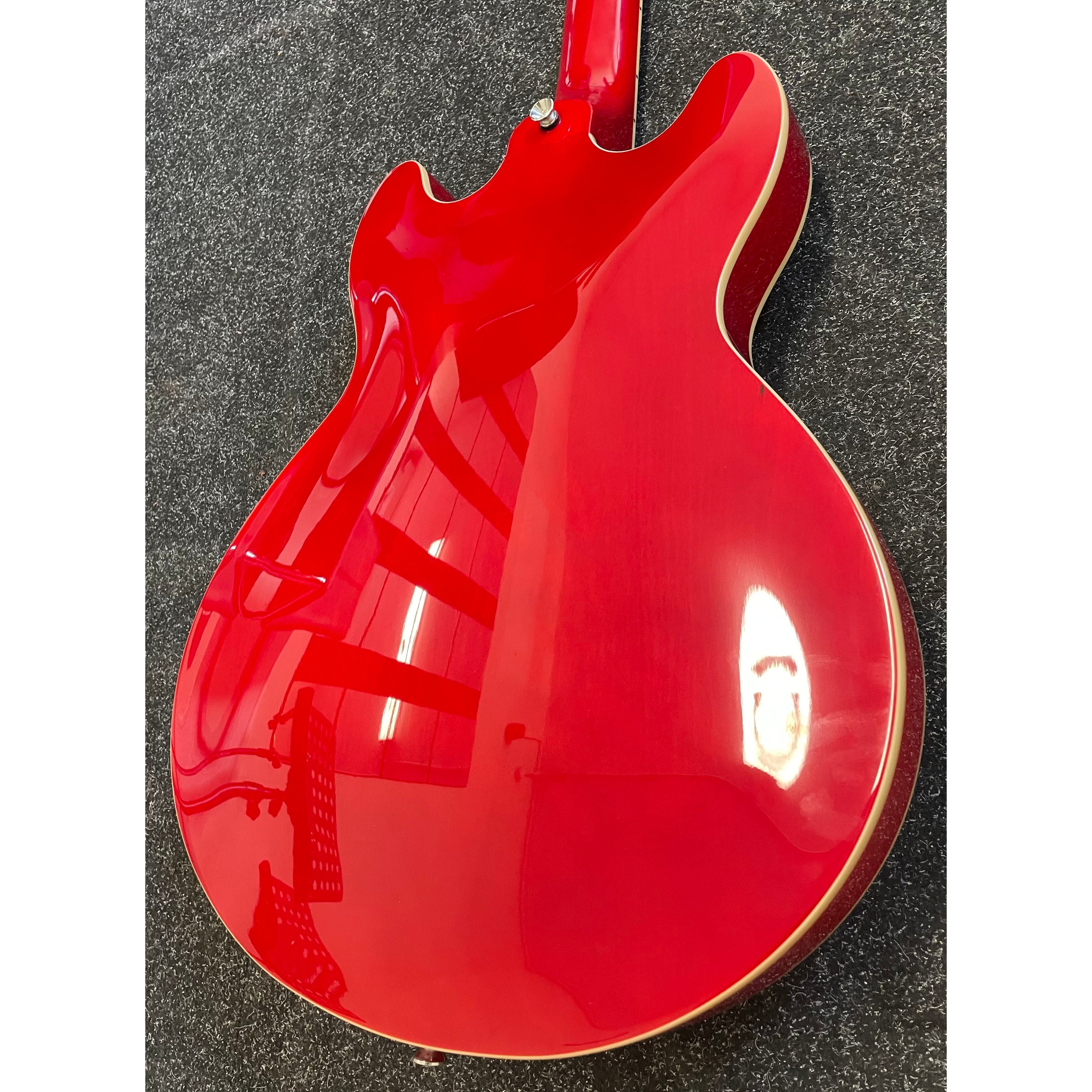 Harley Benton HB35 Plus Hollowbody Electric Guitar in Cherry Pre-Owned