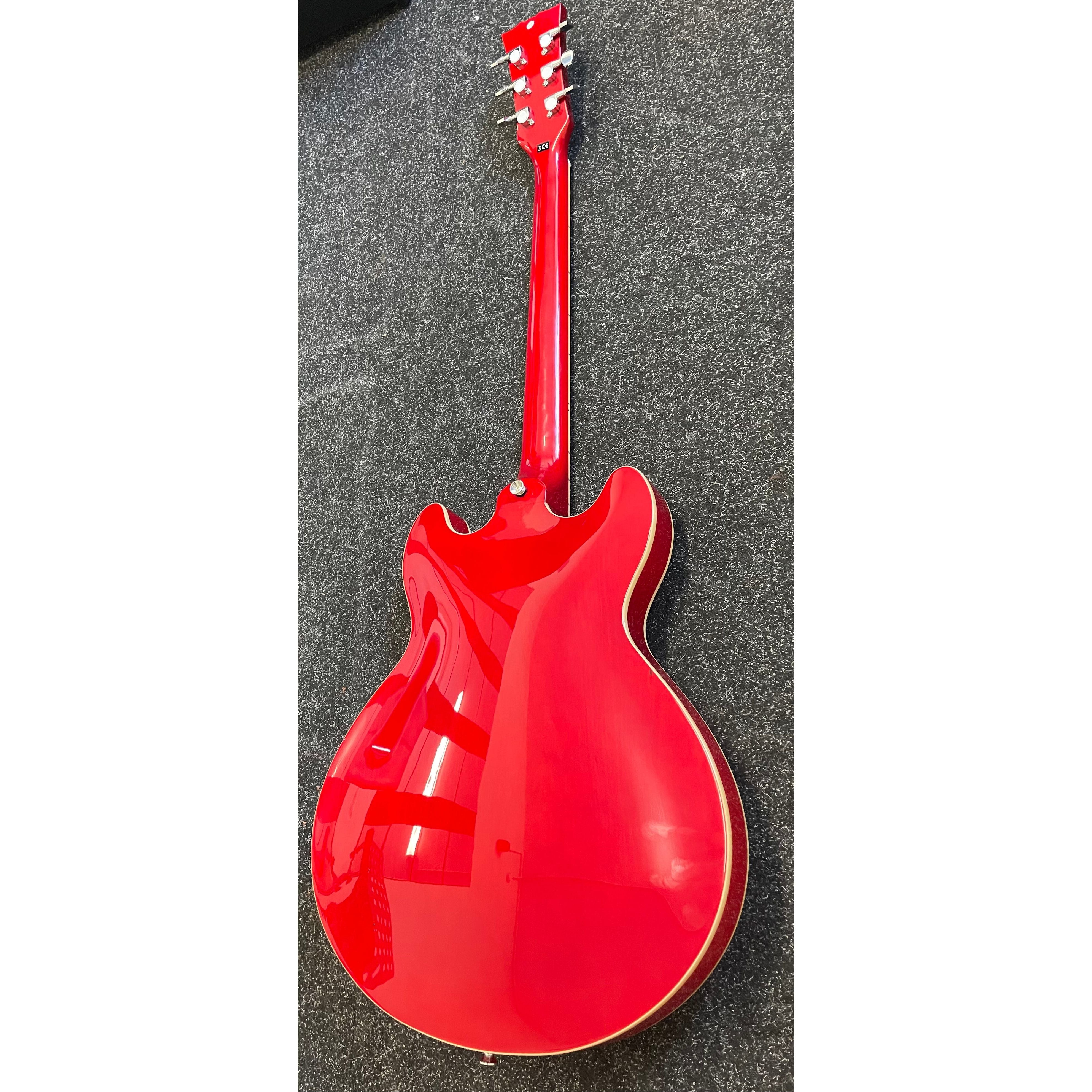 Harley Benton HB35 Plus Hollowbody Electric Guitar in Cherry Pre-Owned