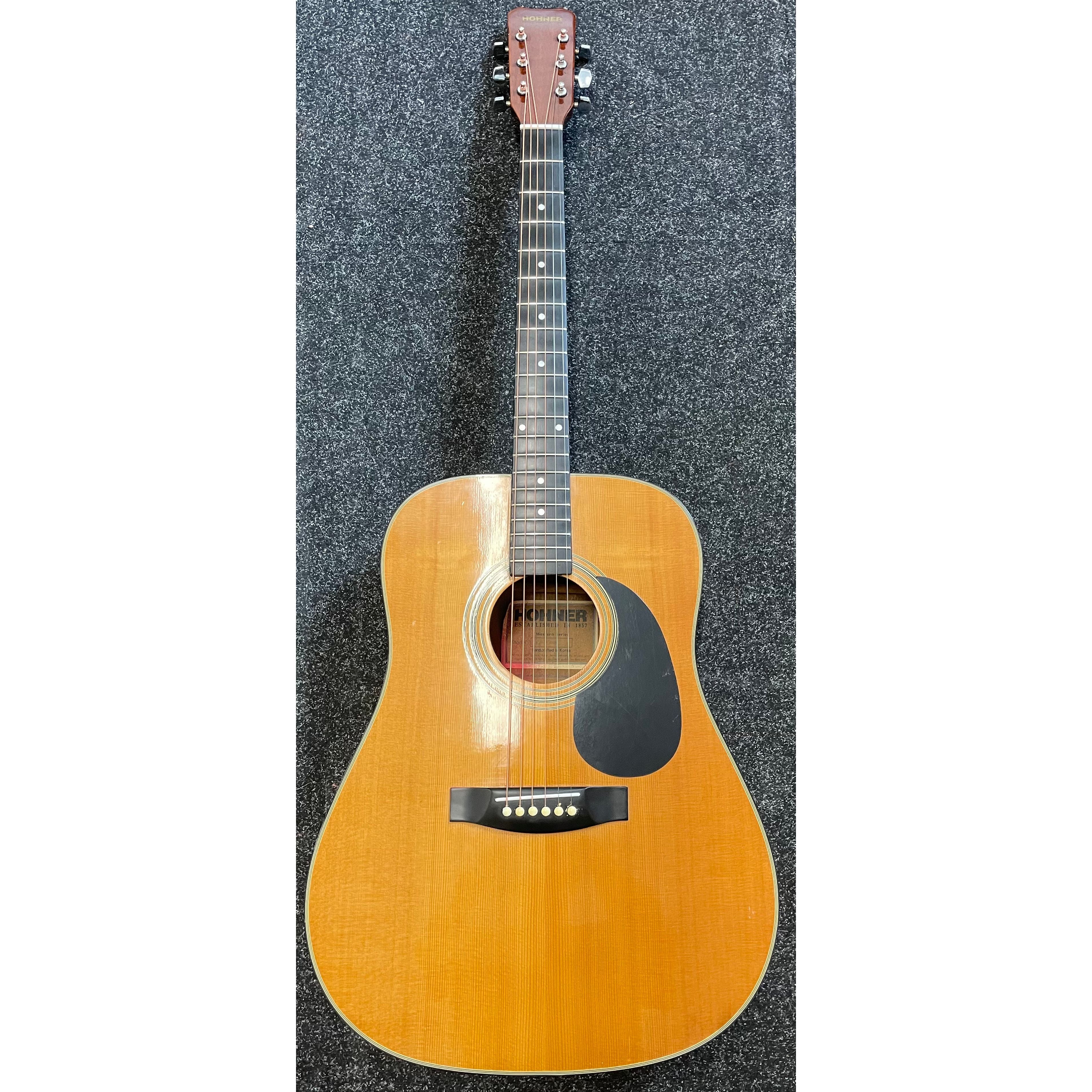 Hohner MW400N Dreadnought Acoustic Guitar, Korea, 1990's, in Natural Pre-Owned