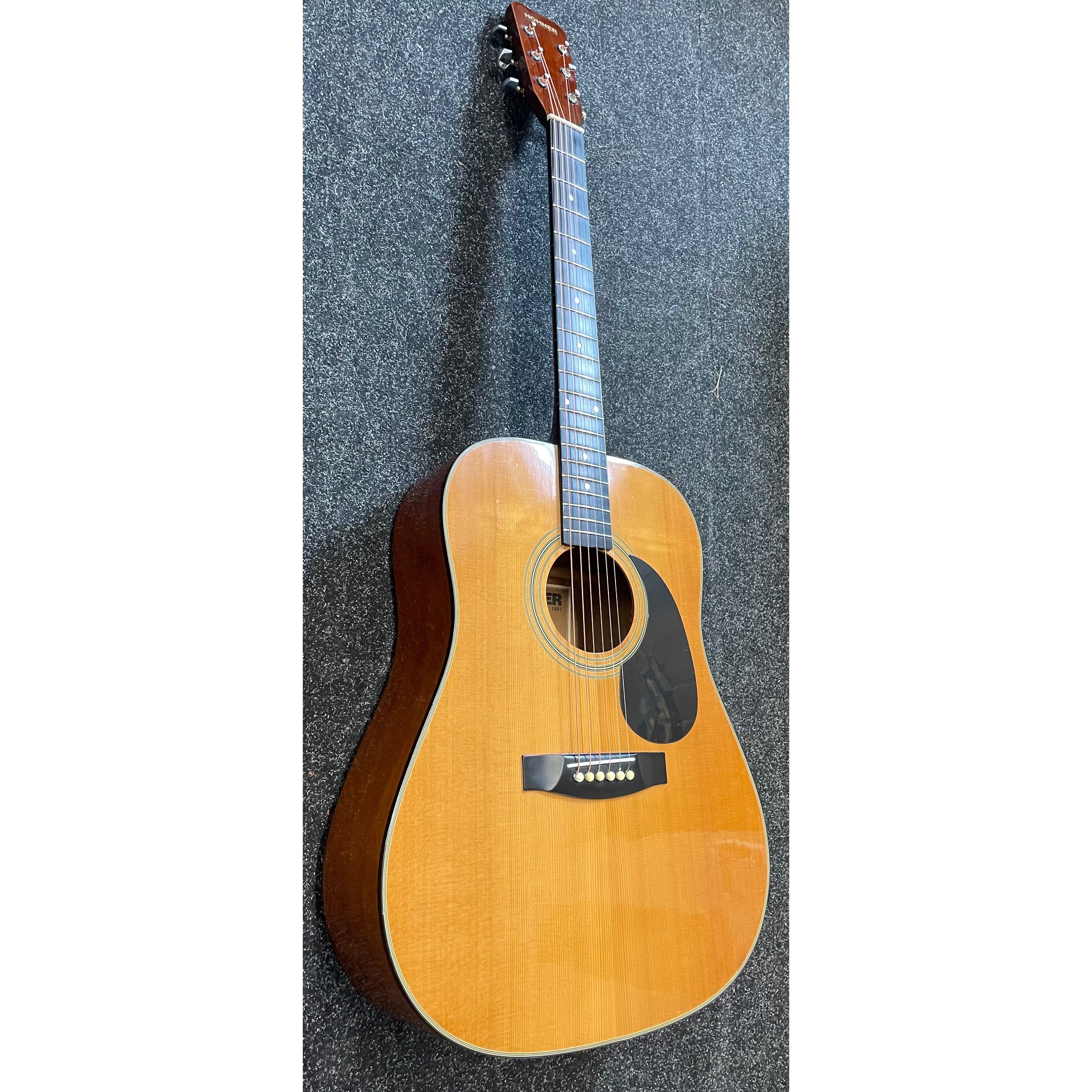 Hohner MW400N Dreadnought Acoustic Guitar, Korea, 1990's, in Natural Pre-Owned