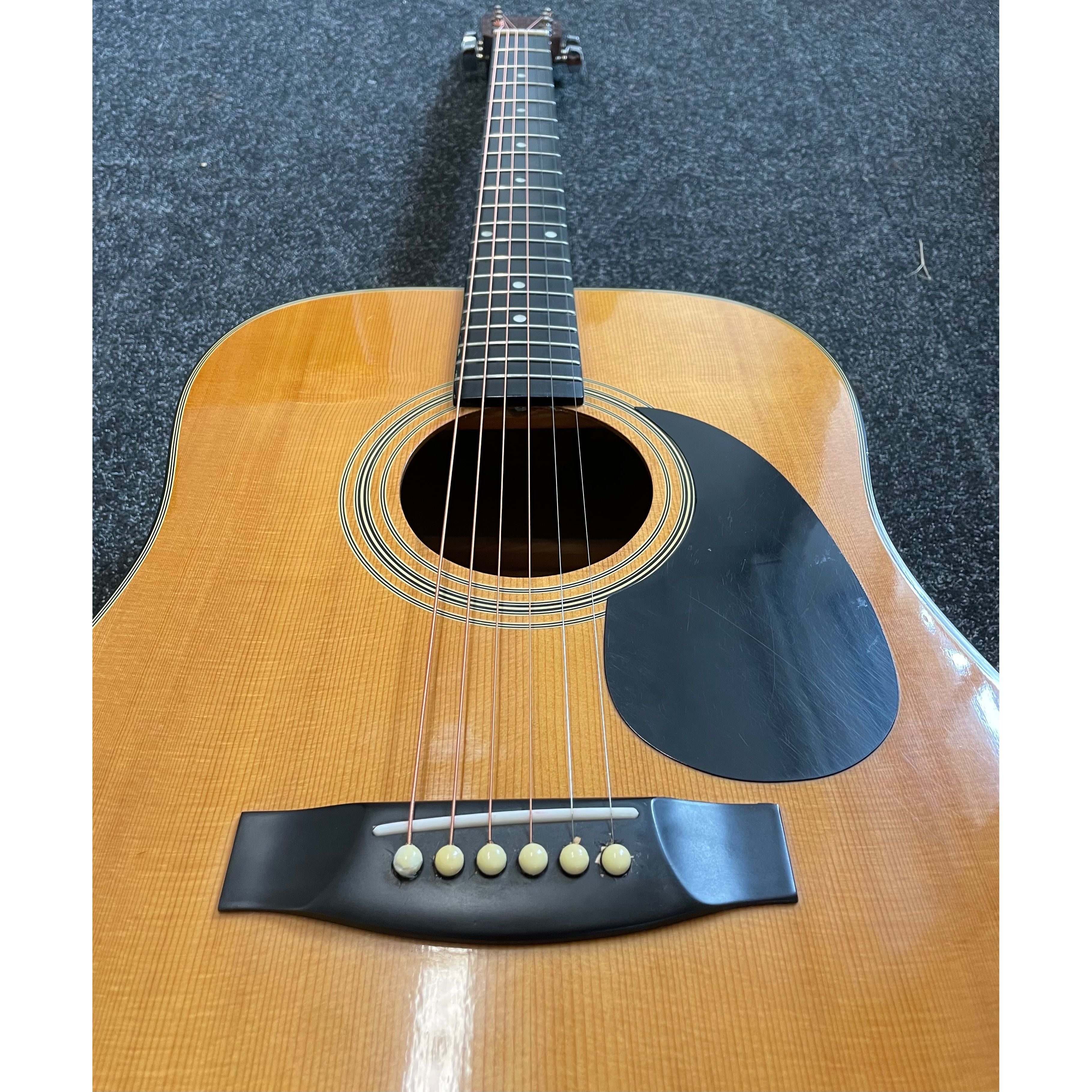 Hohner MW400N Dreadnought Acoustic Guitar, Korea, 1990's, in Natural Pre-Owned
