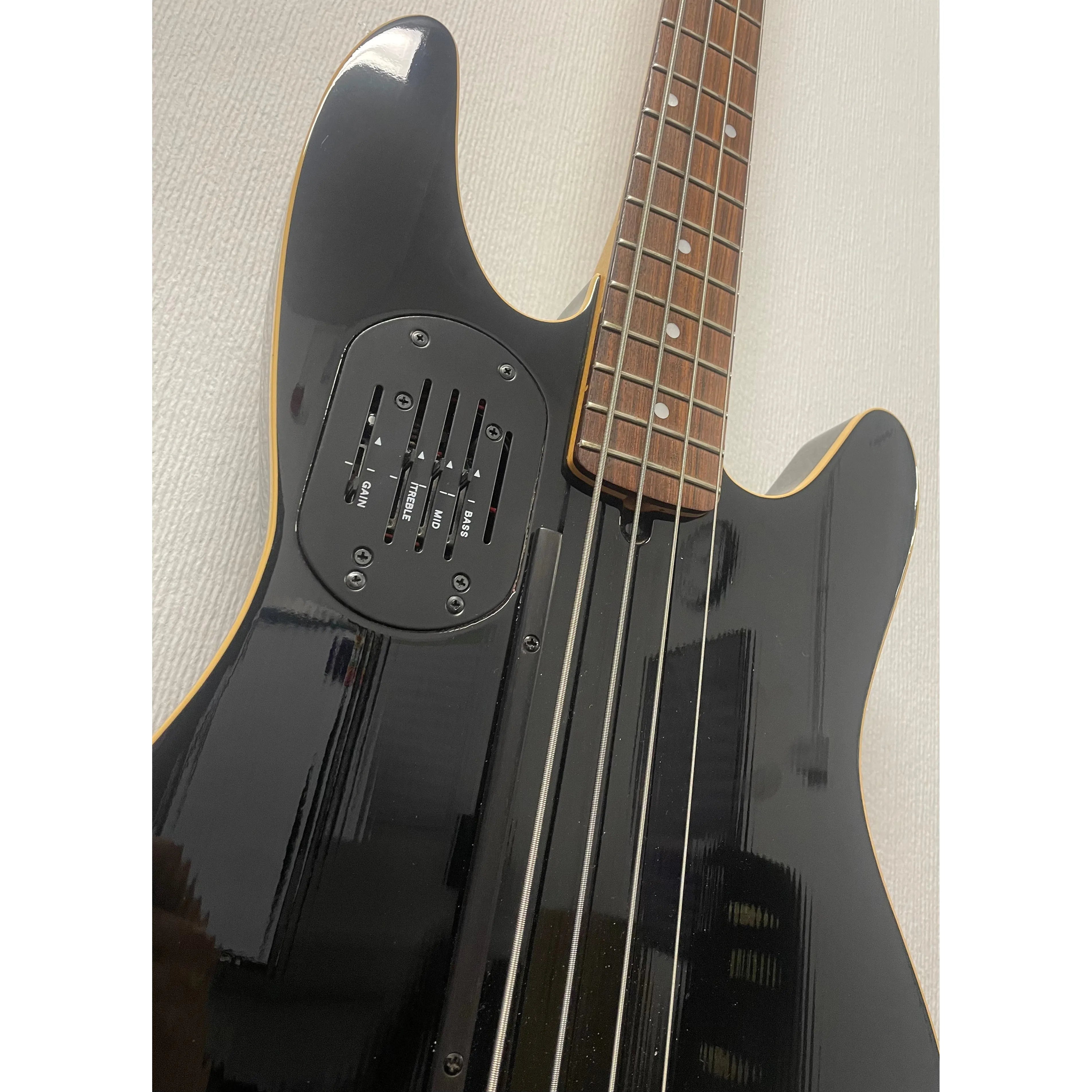 Godin/LR Baggs Hollowbody Electro Acoustic Bass Guitar in Black with Gigbag Pre-Owned