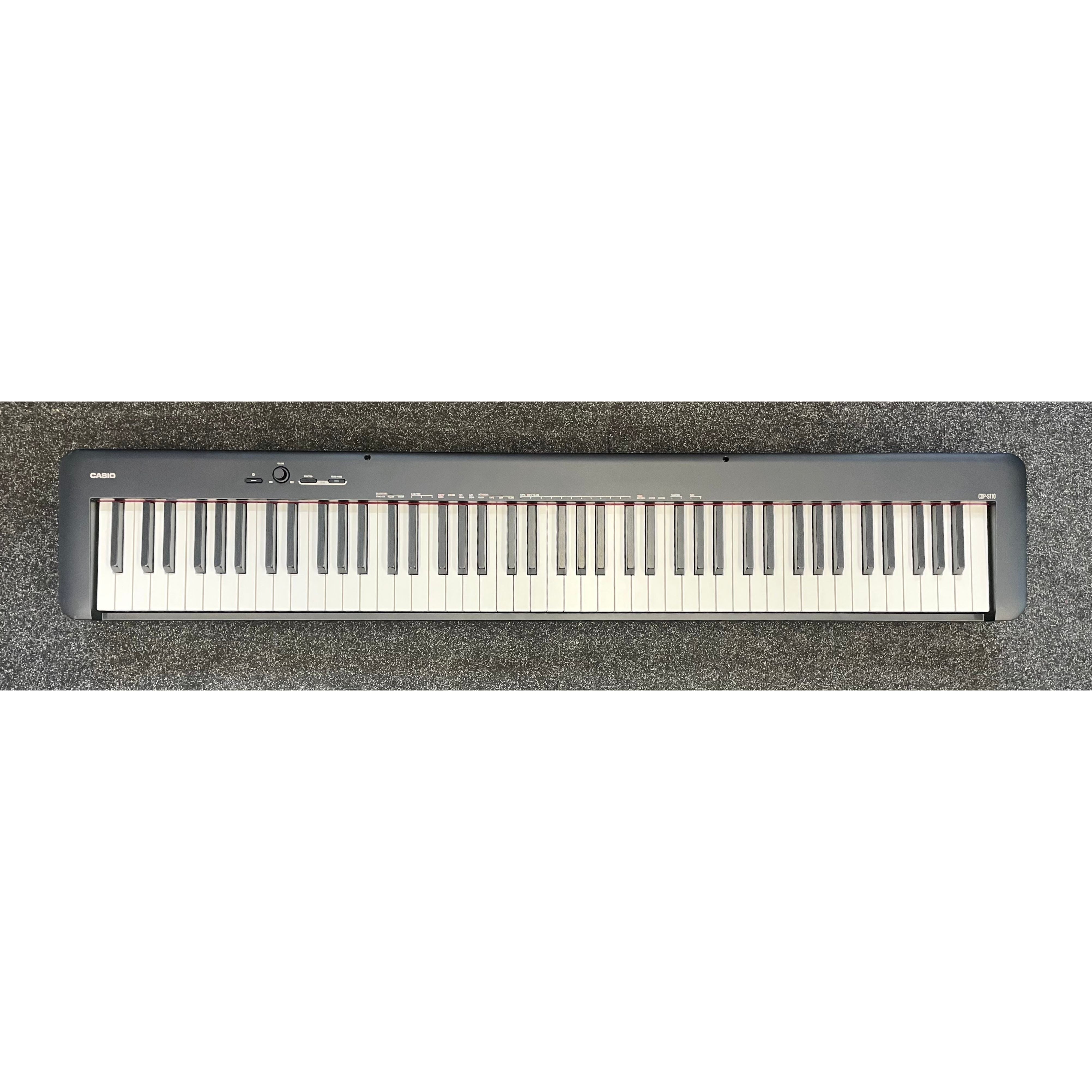 Casio CDP-S110 Keyboard Digital Piano 88 Keys in Black with Gigbag Pre-Owned