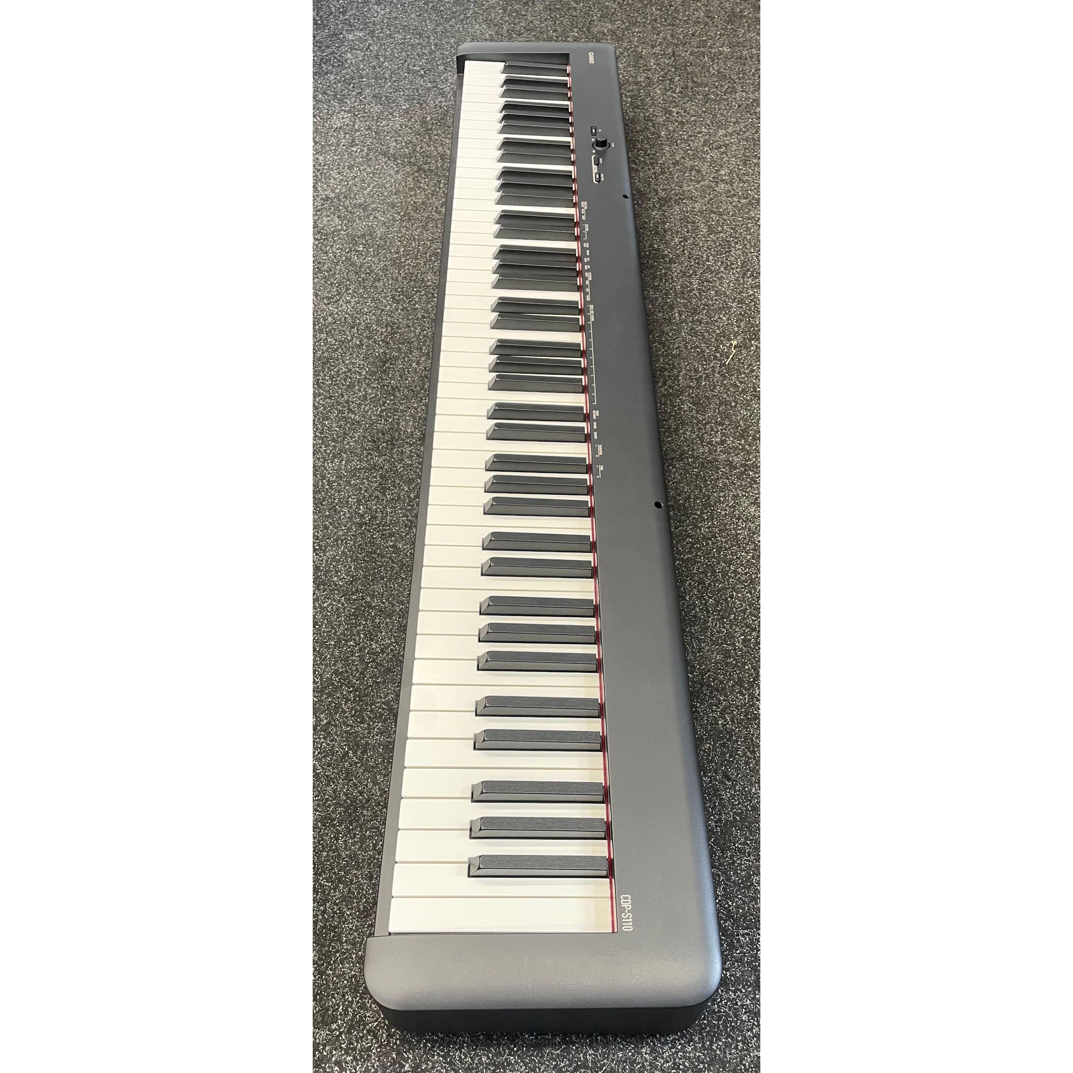 Casio CDP-S110 Keyboard Digital Piano 88 Keys in Black with Gigbag Pre-Owned