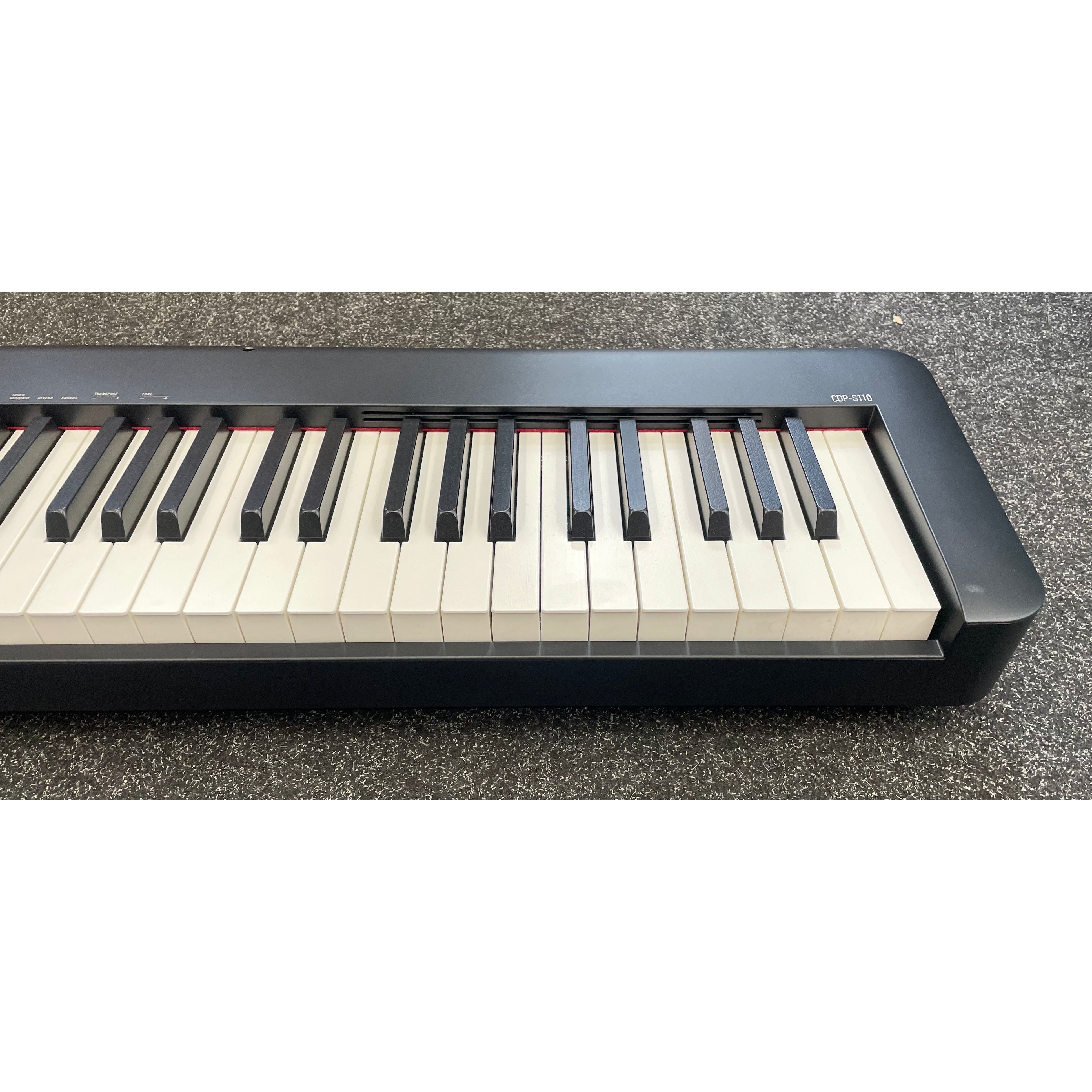 Casio CDP-S110 Keyboard Digital Piano 88 Keys in Black with Gigbag Pre-Owned