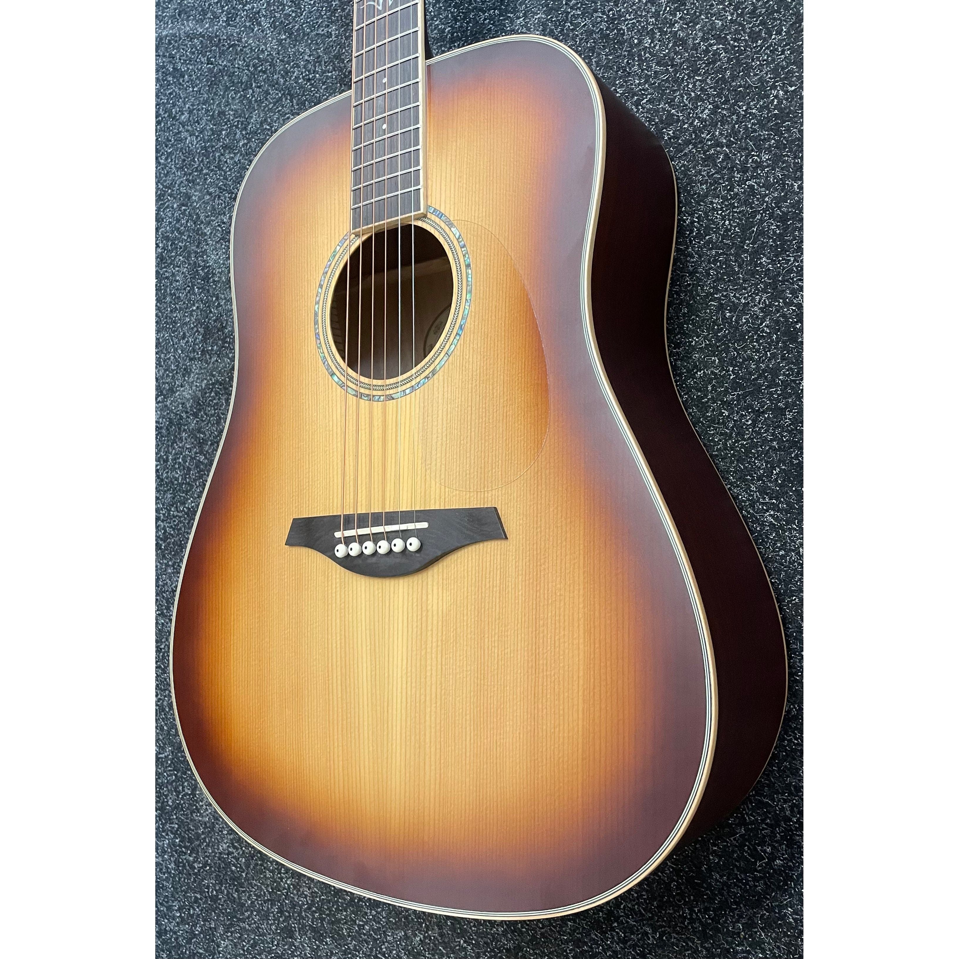 Vintage V501TSB Dreadnought Acoustic Guitar in Satin Tobacco Sunburst Pre-Owned
