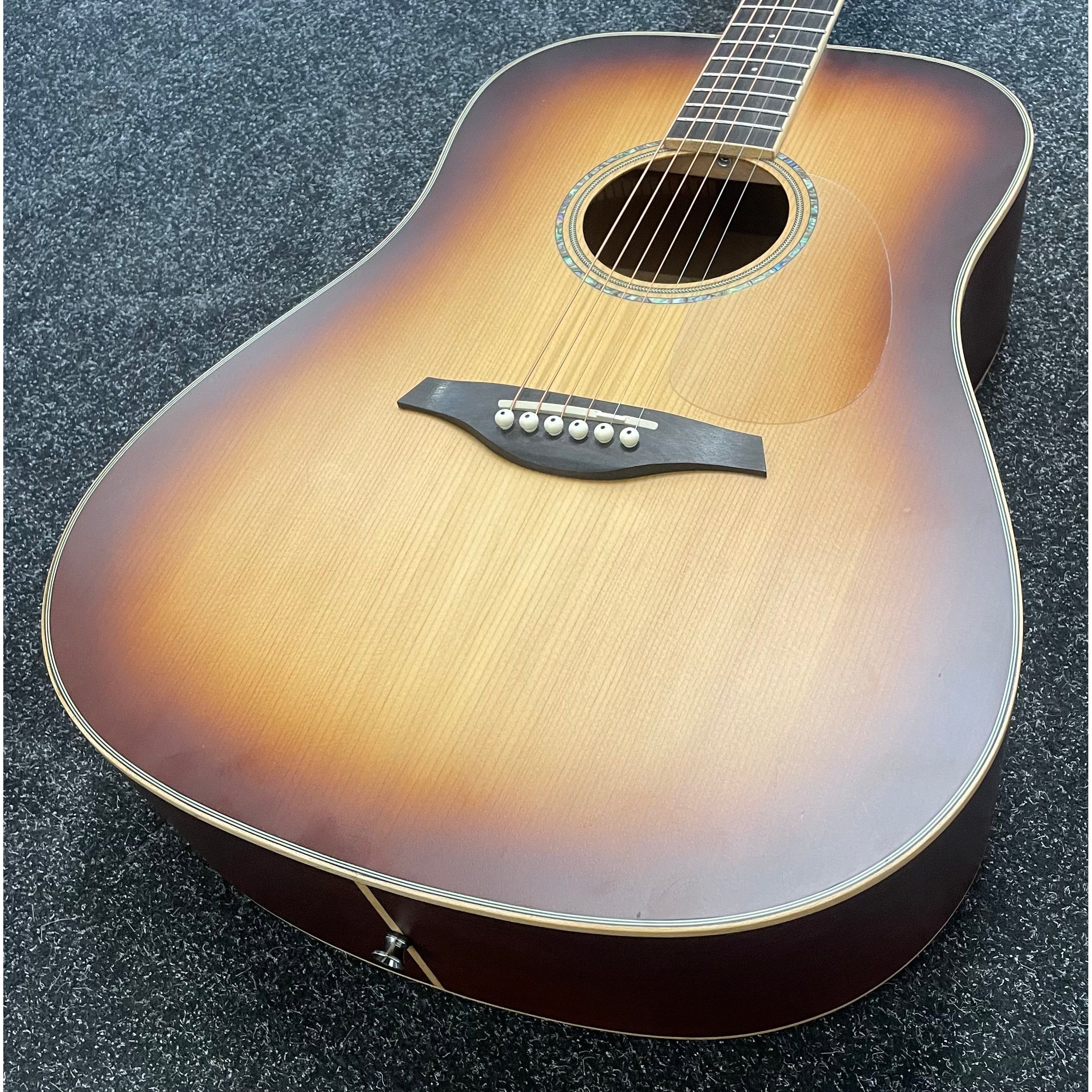 Vintage V501TSB Dreadnought Acoustic Guitar in Satin Tobacco Sunburst Pre-Owned