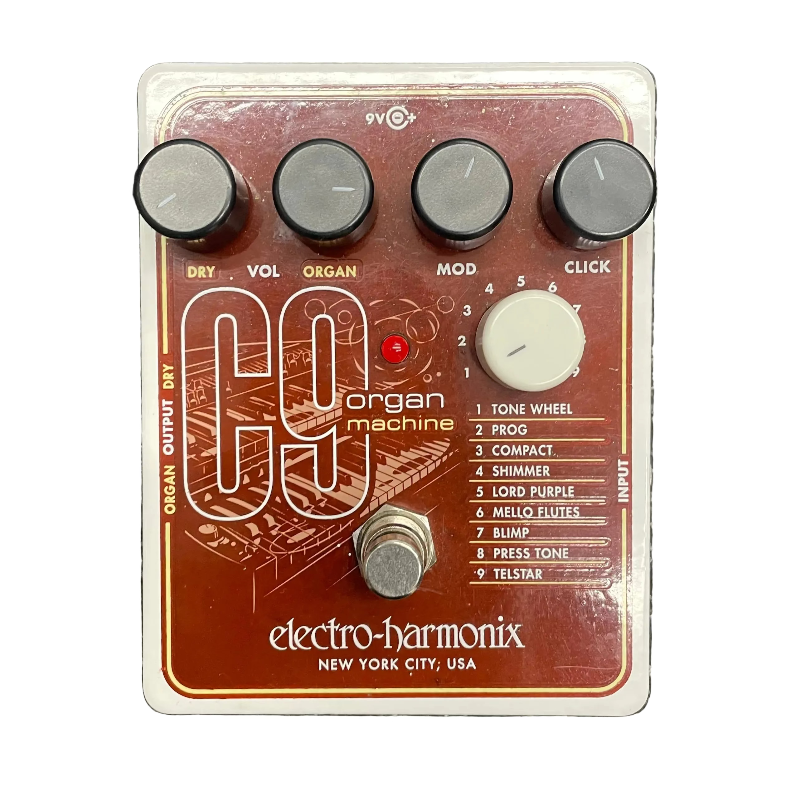 Electro Harmonix C9 Organ Machine Guitar Pedal Pre-Owned