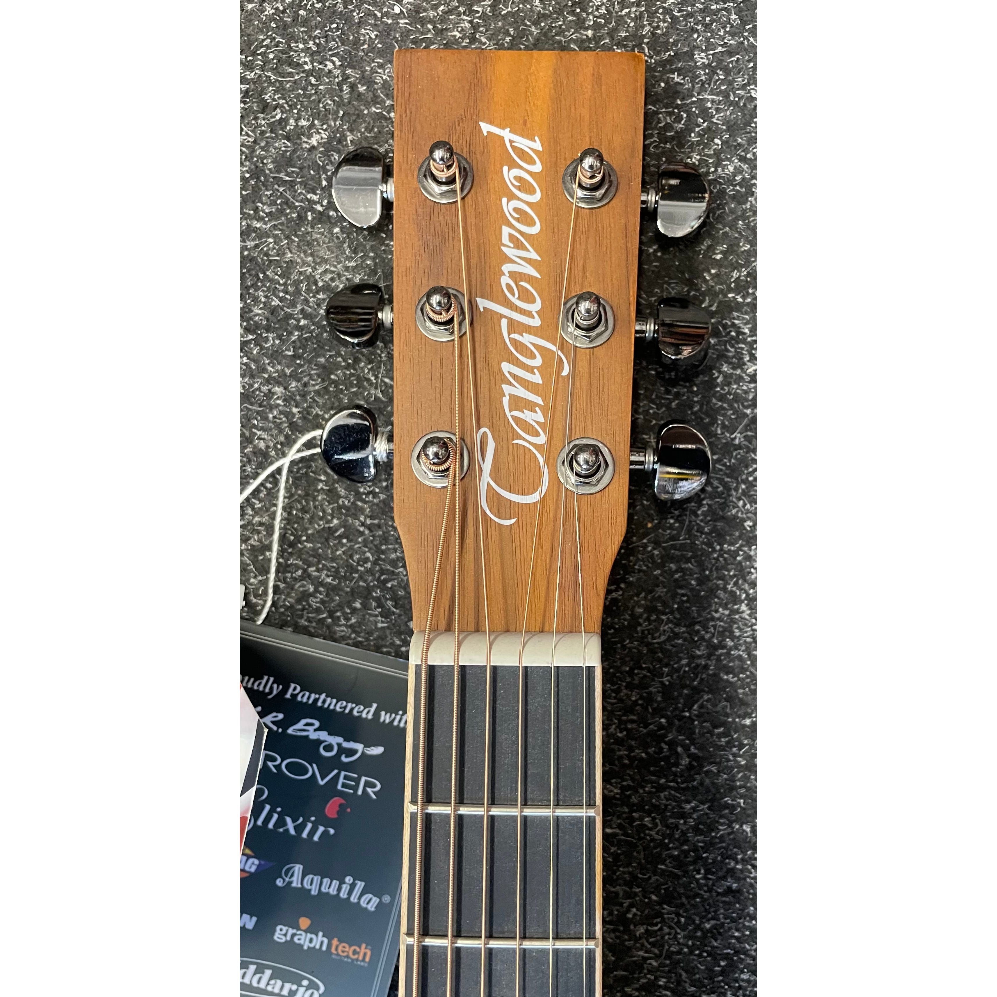 Tanglewood Reunion Pro Travel Electro Acoustic Guitar in Black Walnut B STOCK